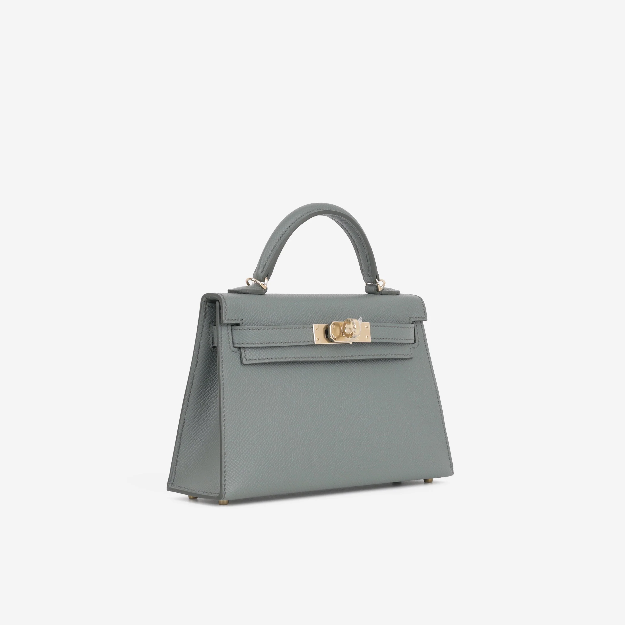 Hermès Mini Kelly - Vert Amande Epsom | Permabrass Hardware - Image 3