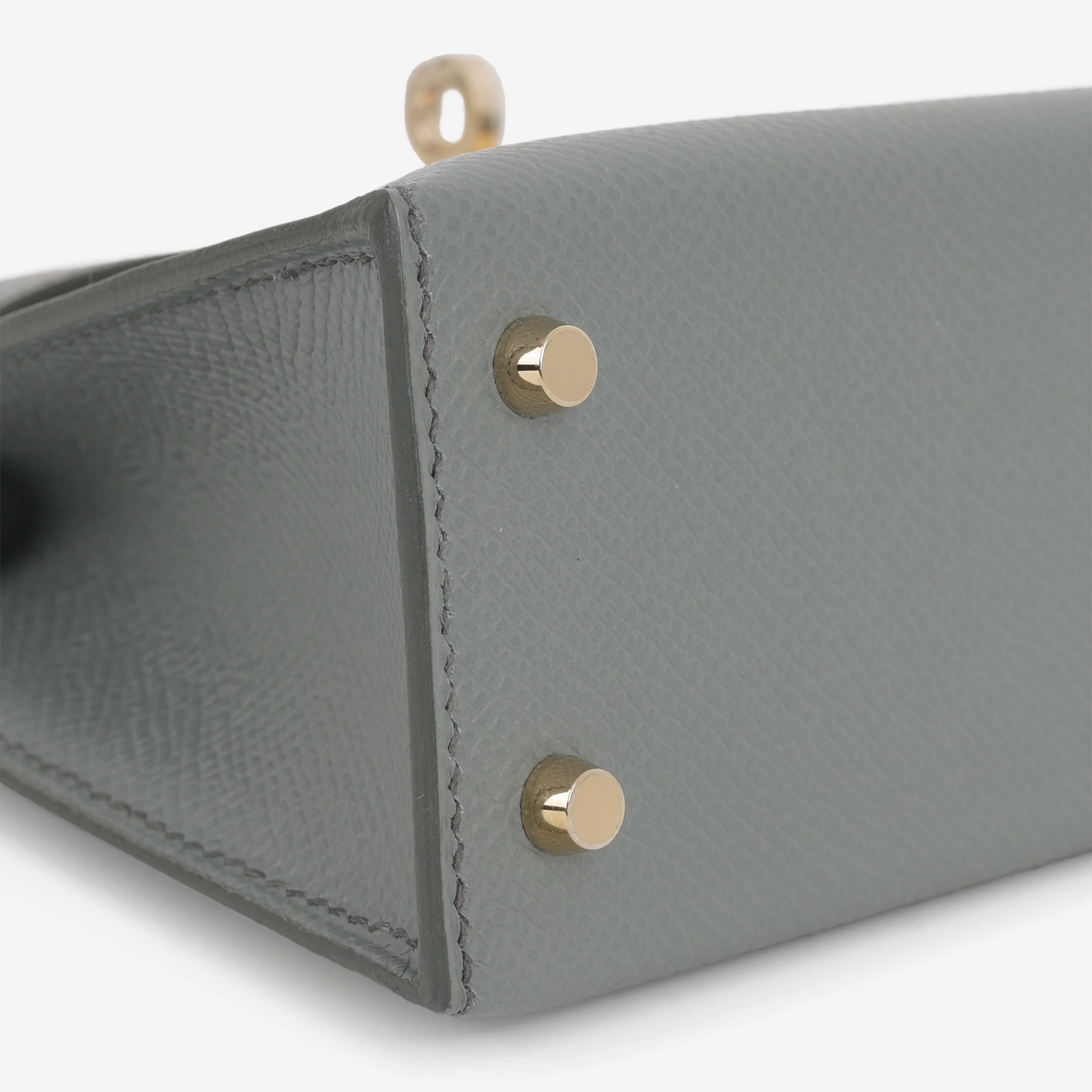 Hermès Mini Kelly - Vert Amande Epsom | Permabrass Hardware - Image 7