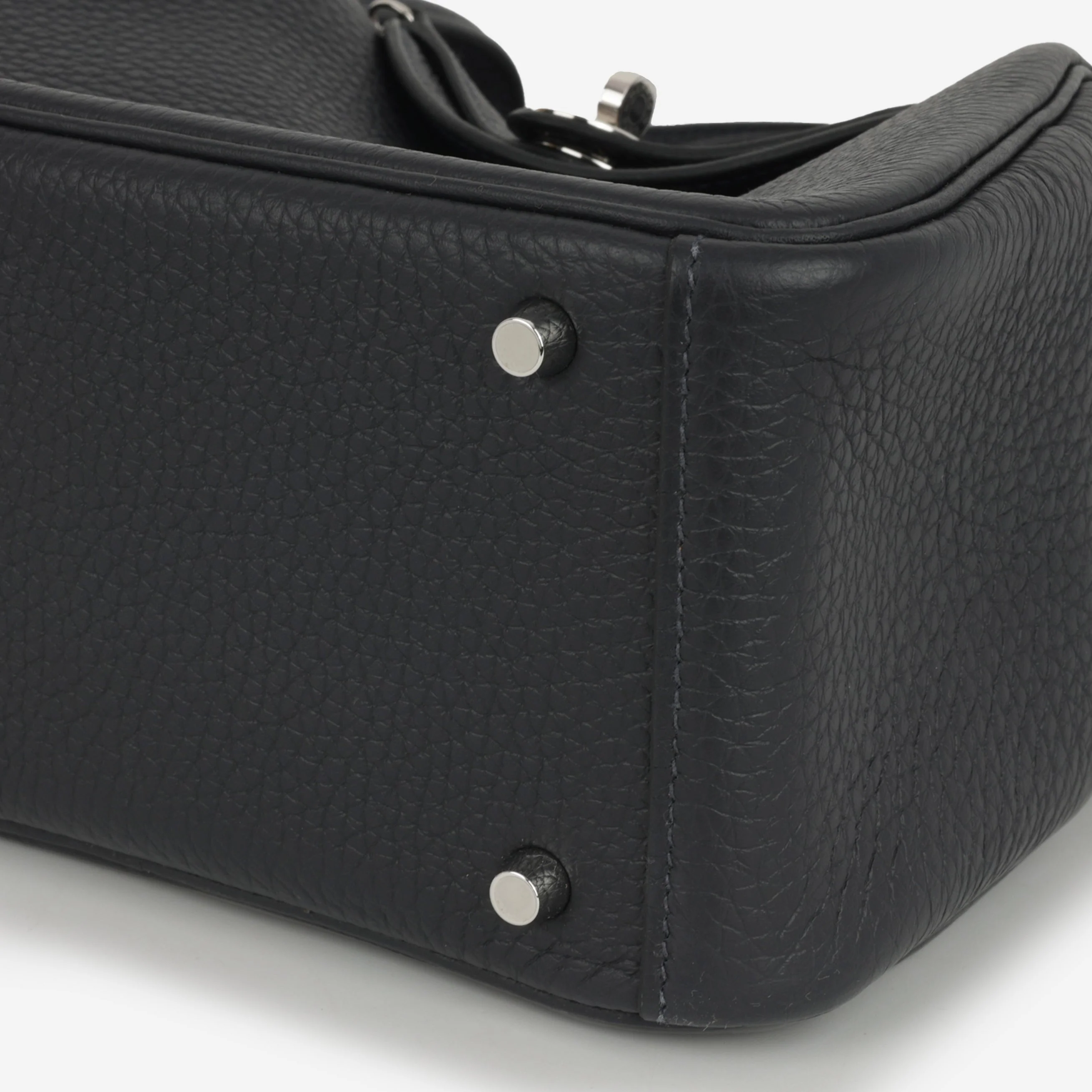 Hermès Mini Lindy - Caban Clemence | Palladium Hardware - Image 6