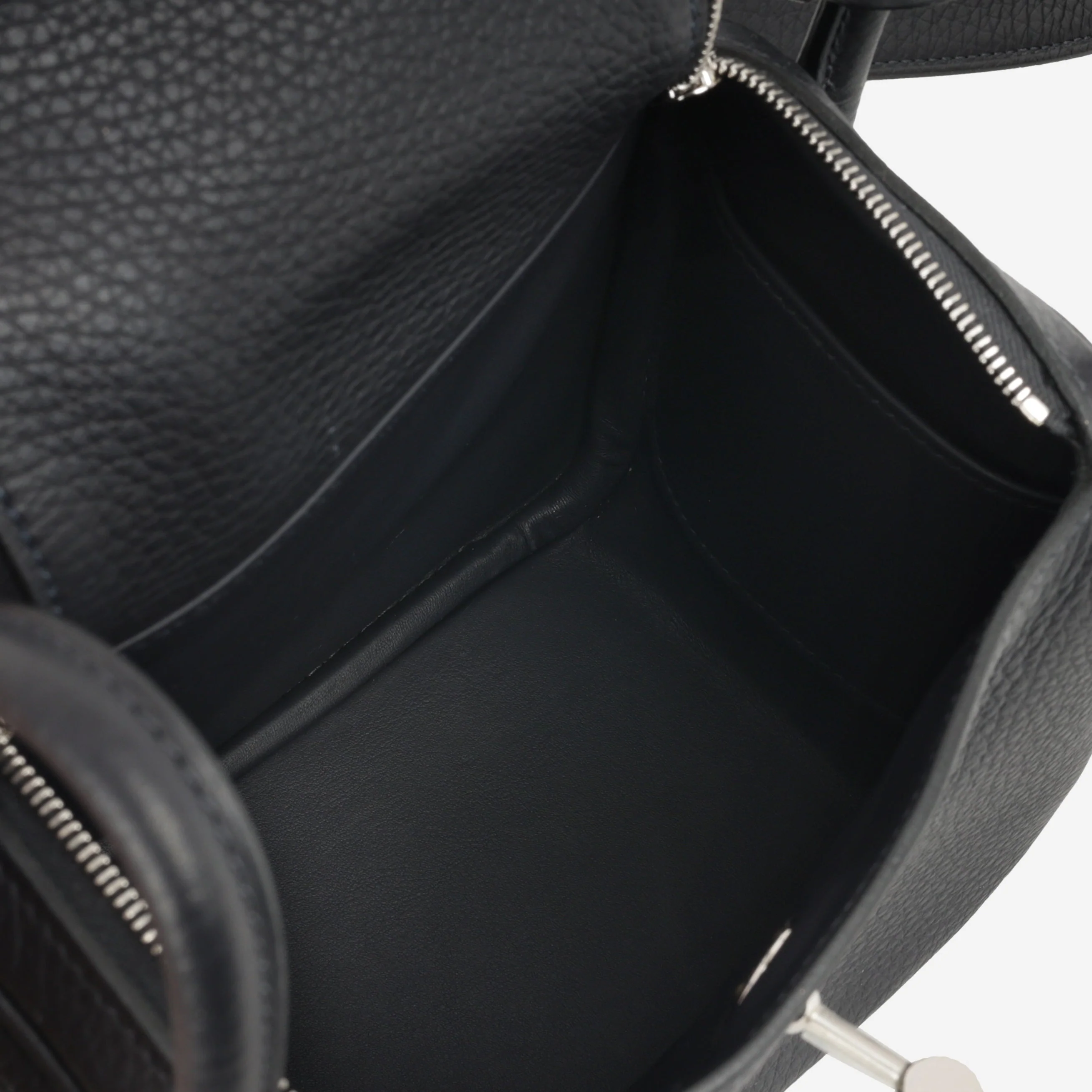 Hermès Mini Lindy - Caban Clemence | Palladium Hardware - Image 7