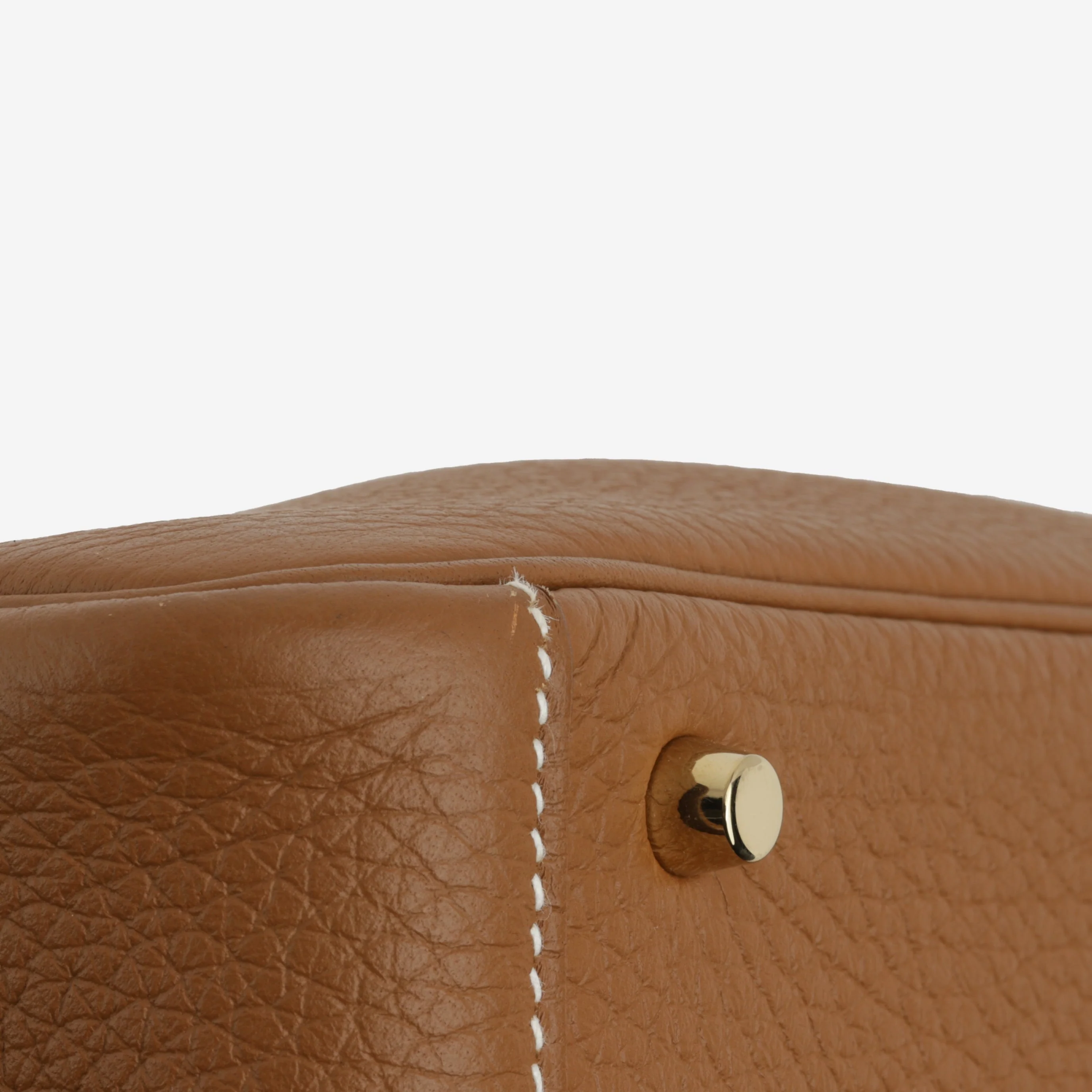 Hermès Mini Lindy - Gold Clemence | Gold Hardware - Image 5
