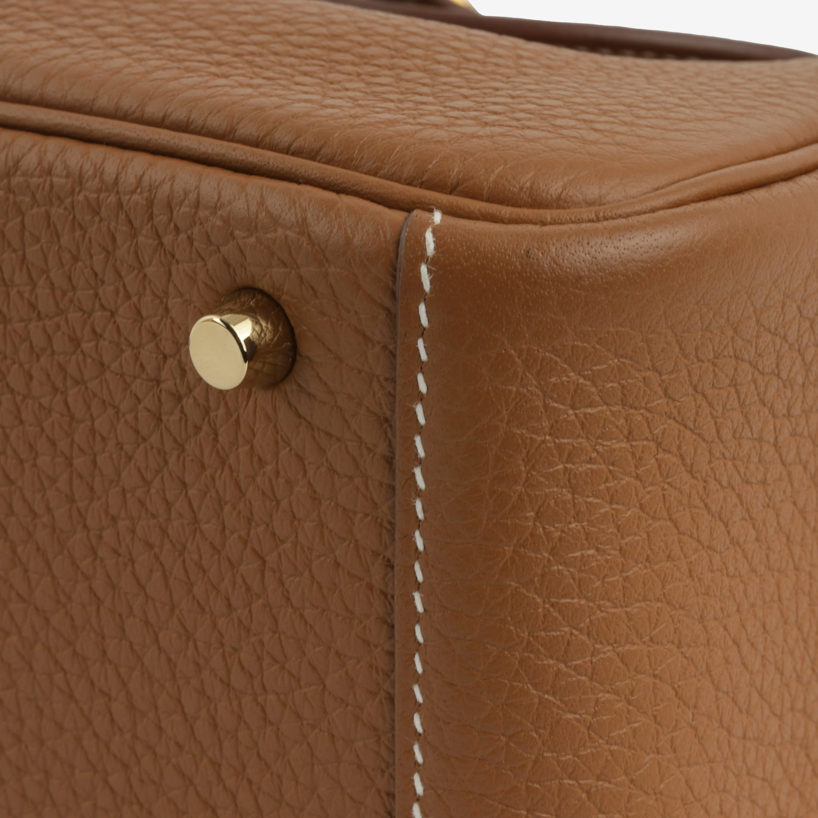 Hermès Mini Lindy - Gold Clemence | Gold Hardware - Image 6