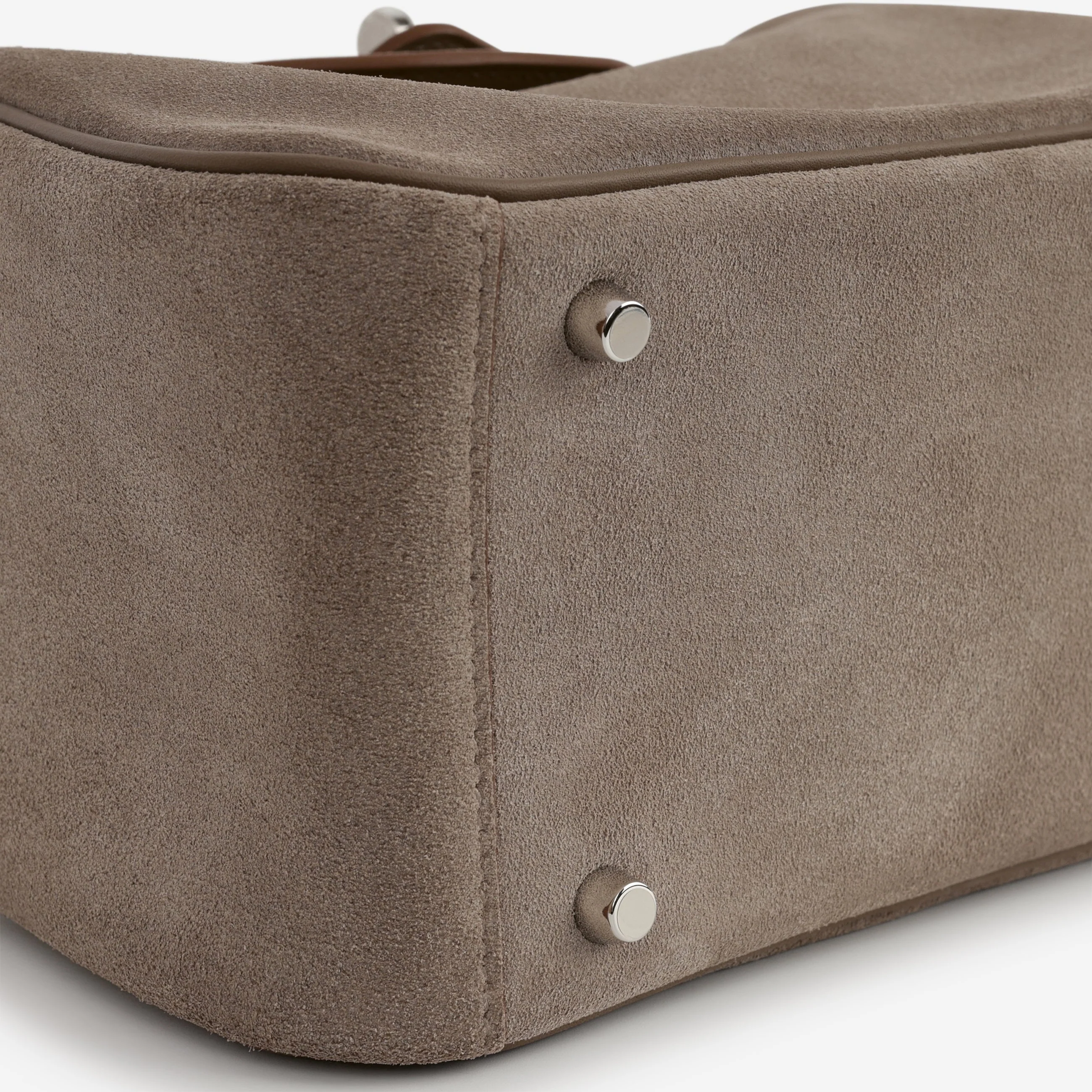 Hermès Mini Lindy - Gris Caillou / Etoupe Swift | Palladium Hardware - Image 5