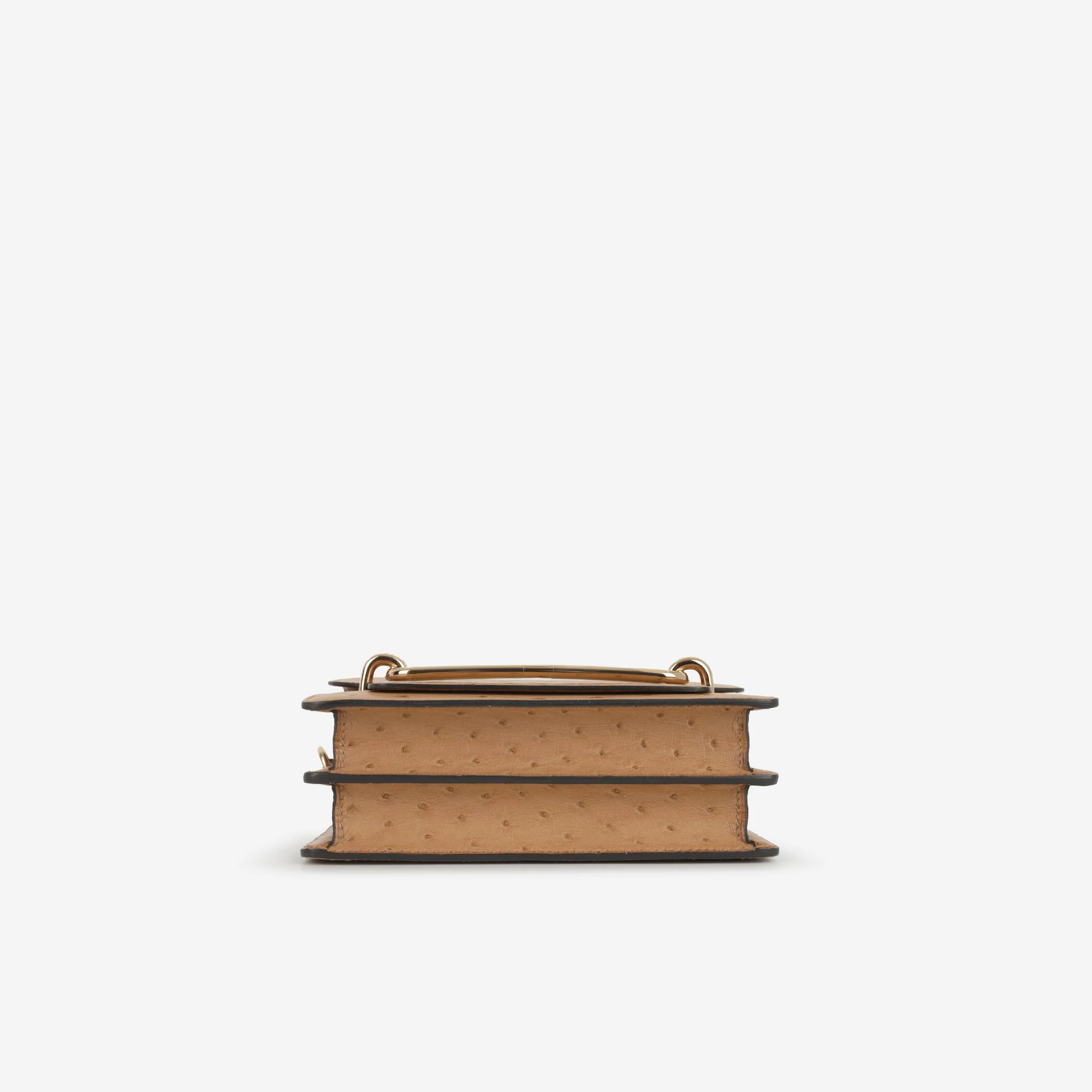 Hermès Mini Roulis - Chai Ostrich | Permabrass Hardware - Image 4
