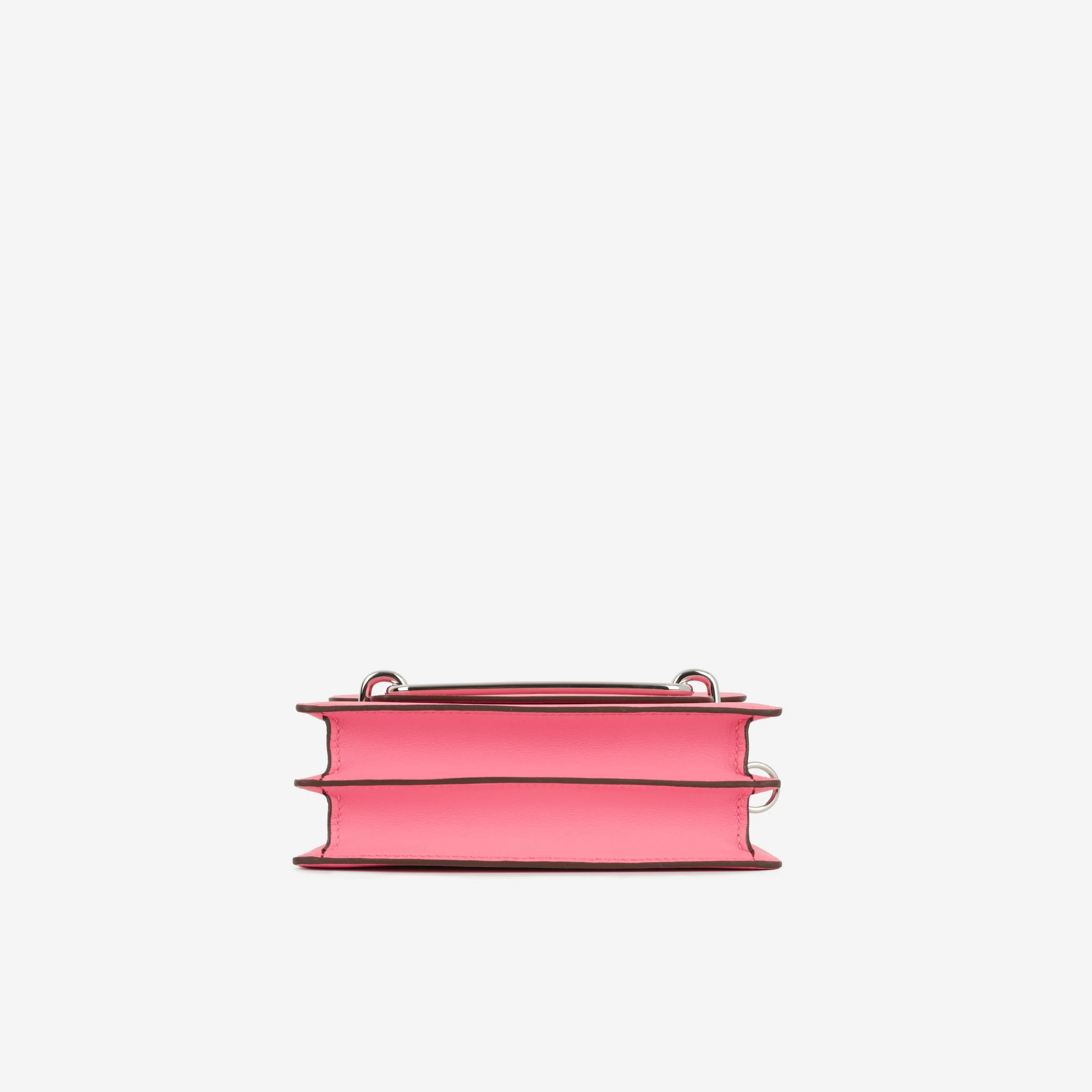 Hermès Mini Roulis - Rose Azalee Swift | Palladium Hardware - Image 5