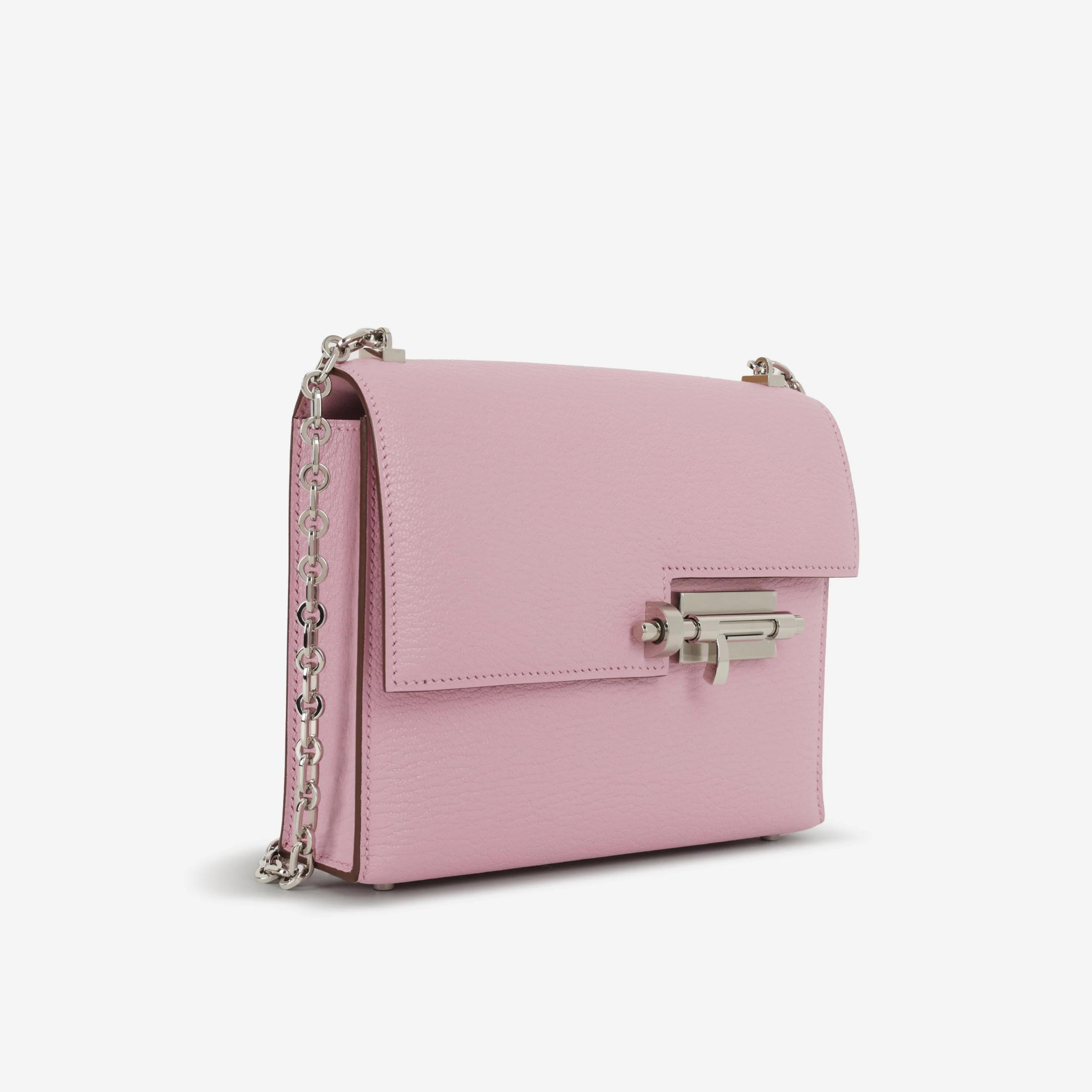 Hermès Mini Verrou Chaine - Mauve Sylvestre Chevre | Palladium Hardware - Image 2