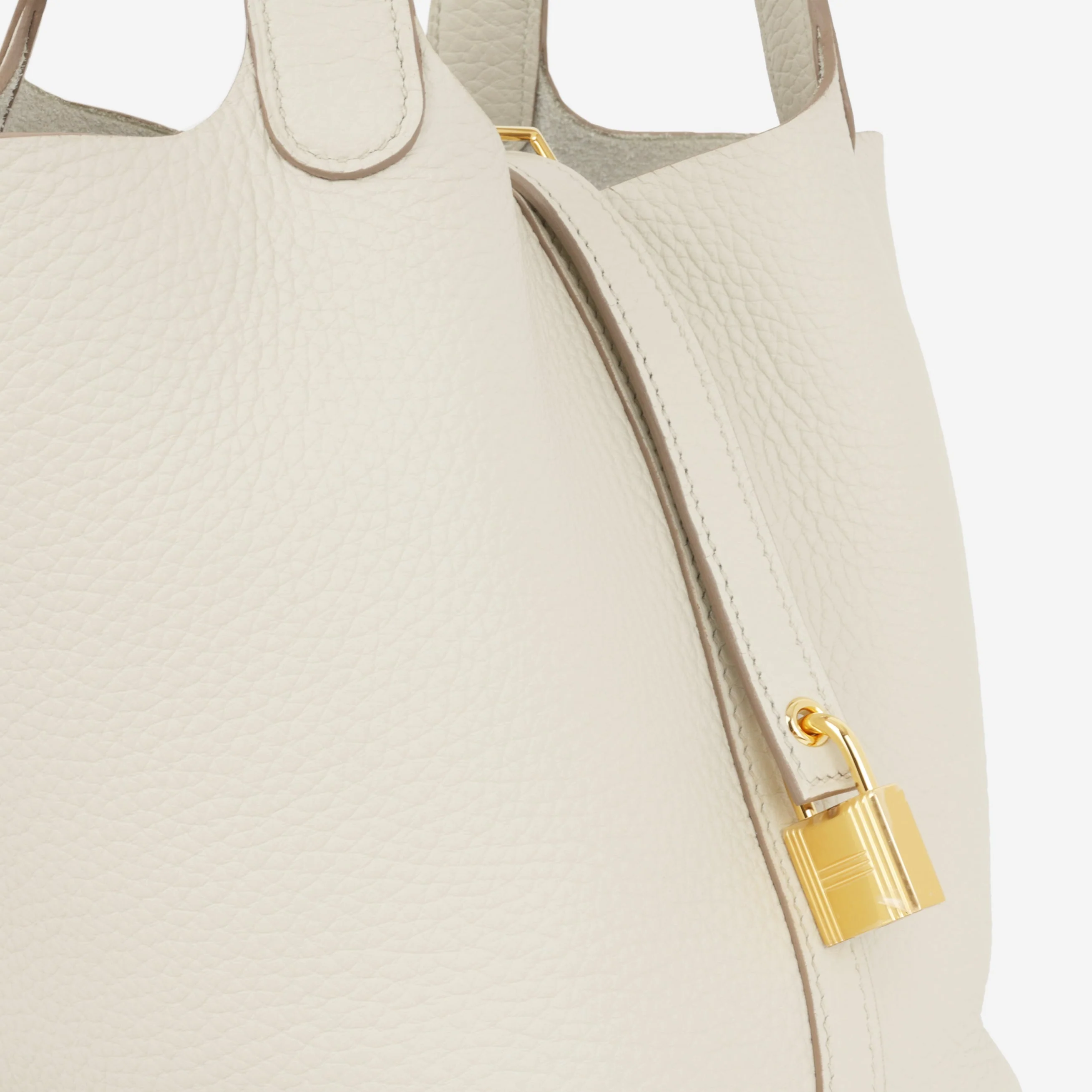 Hermès Picotin 18 - Beton Clemence | Gold Hardware - Image 7
