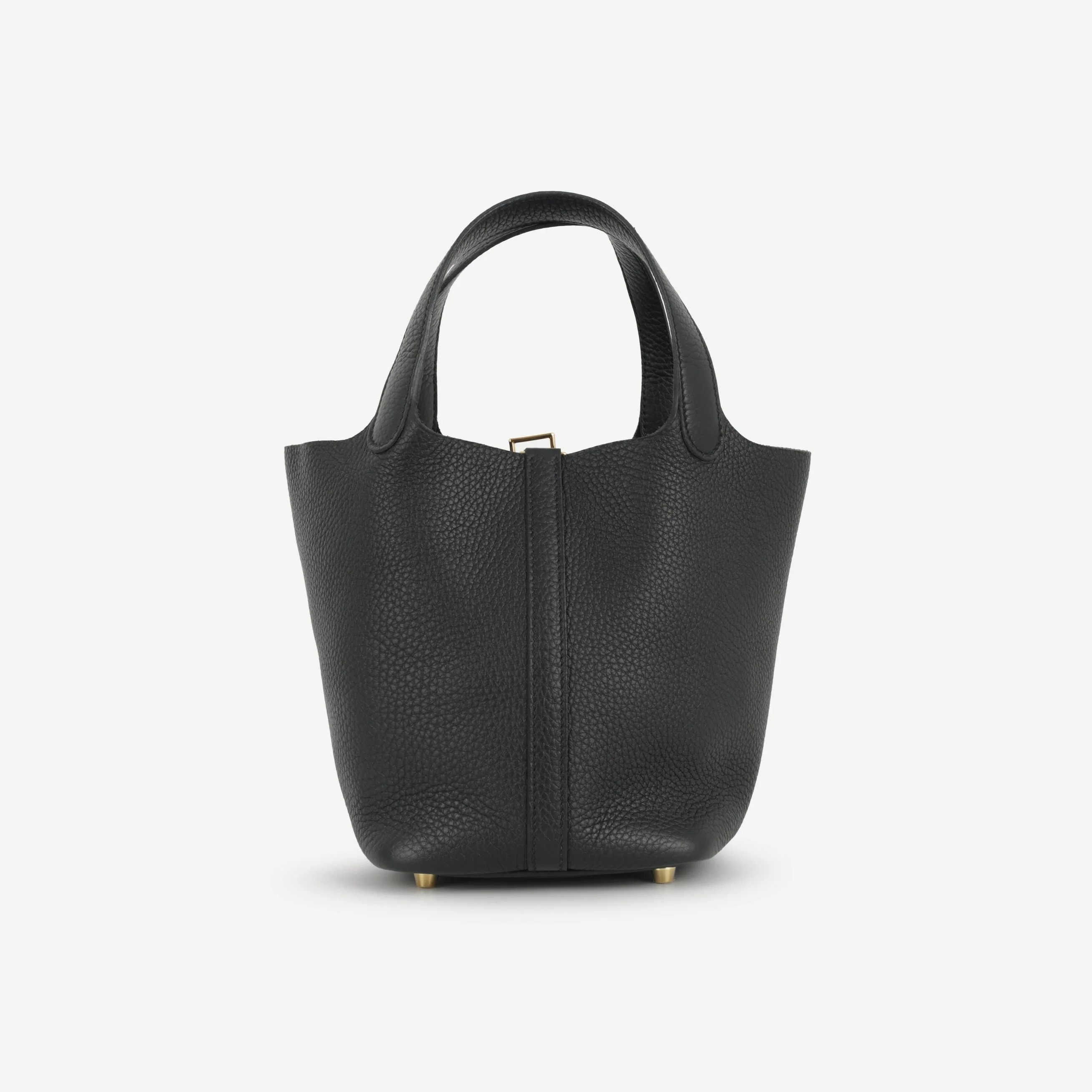 Hermès Picotin 18 - Black Clemence | Gold Hardware - Image 3