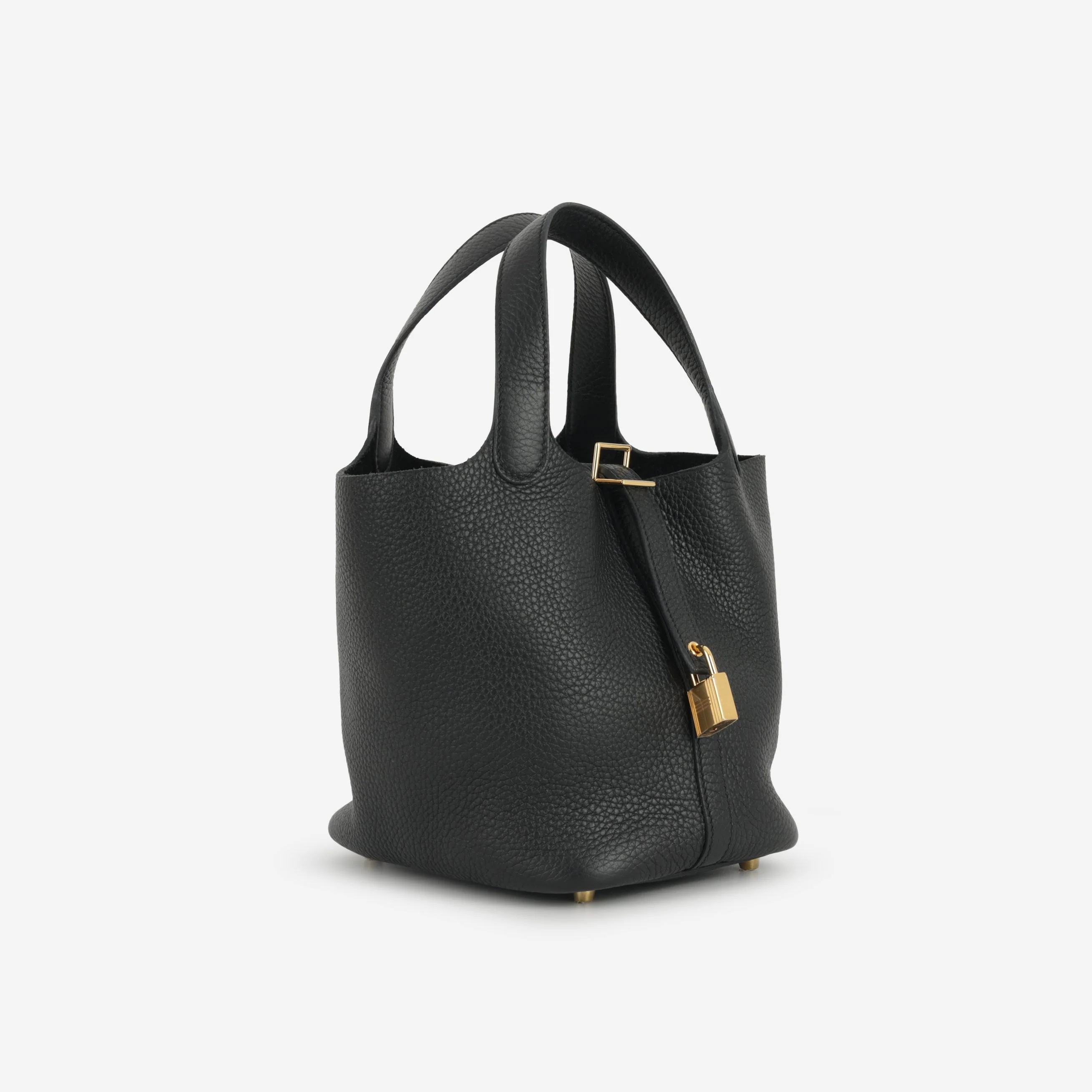 Hermès Picotin 18 - Black Clemence | Gold Hardware - Image 2