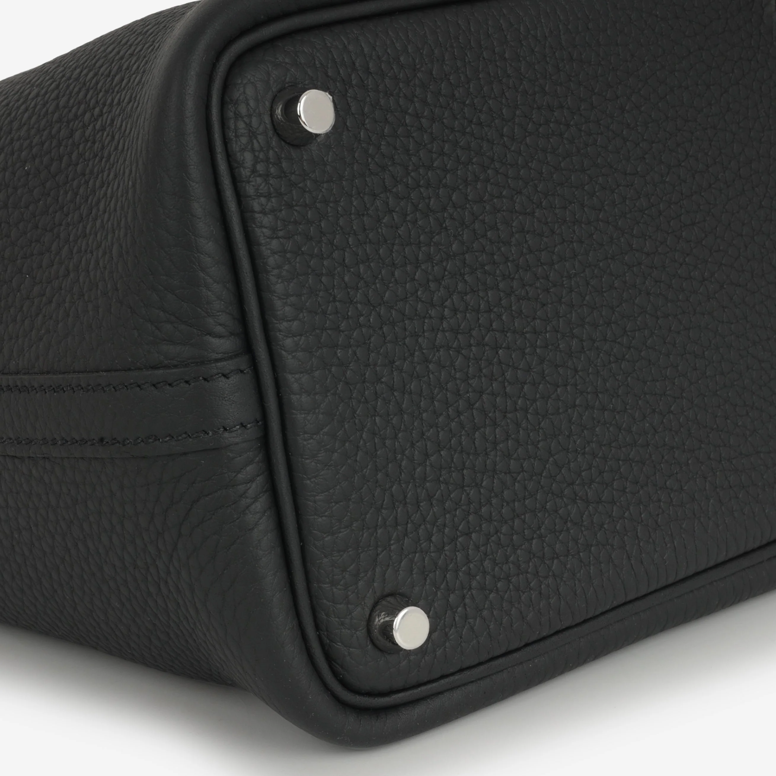 Hermès Picotin 18 - Black Clemence | Palladium Hardware (NWT) - Image 5