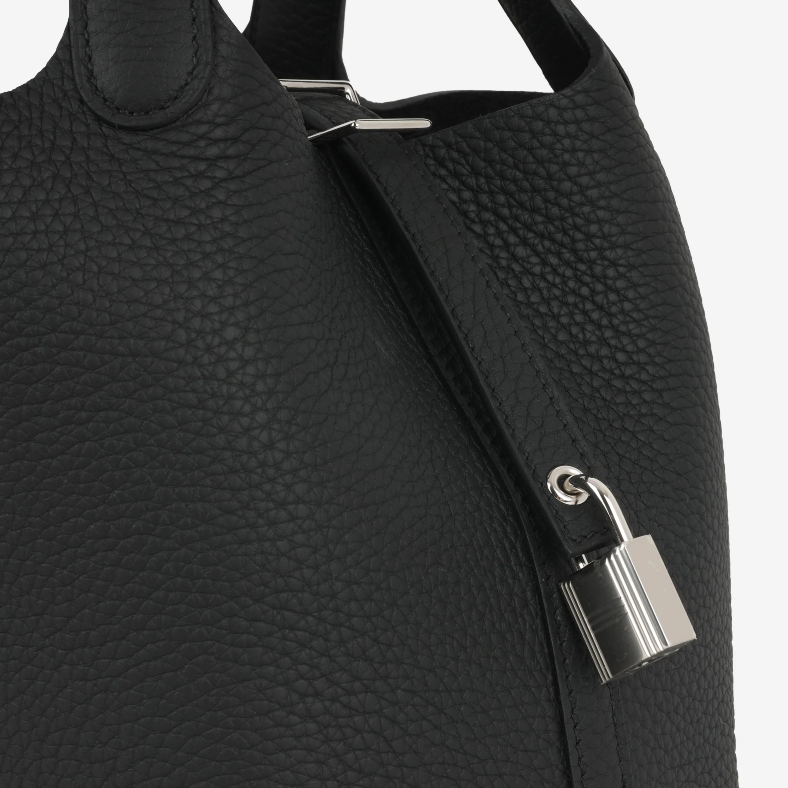 Hermès Picotin 18 - Black Clemence | Palladium Hardware (NWT) - Image 8
