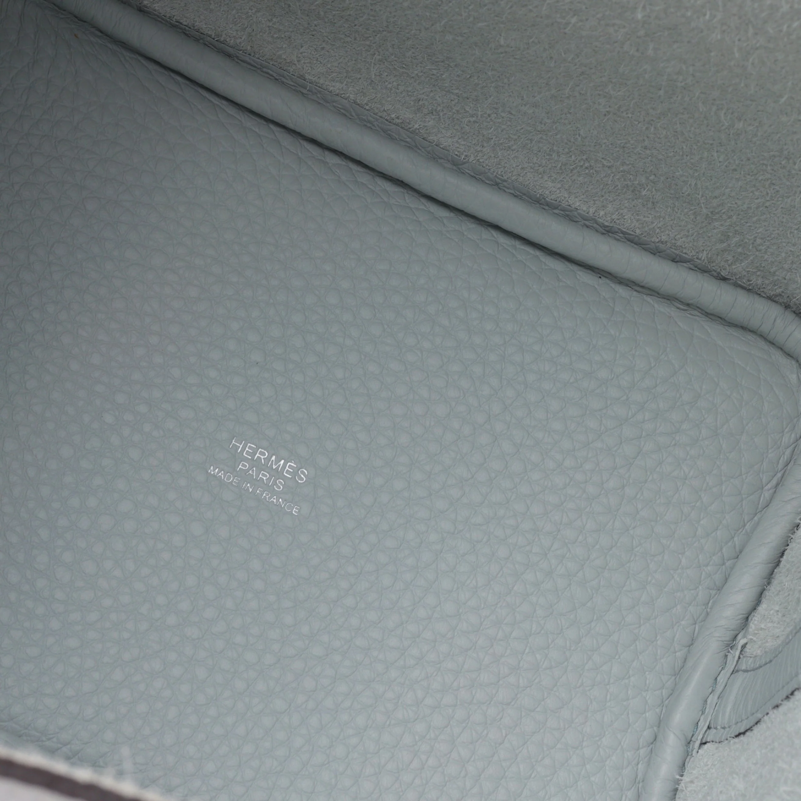 Hermès  Picotin 18 - Bleu Glacier Clemence | Palladium Hardware - Image 5