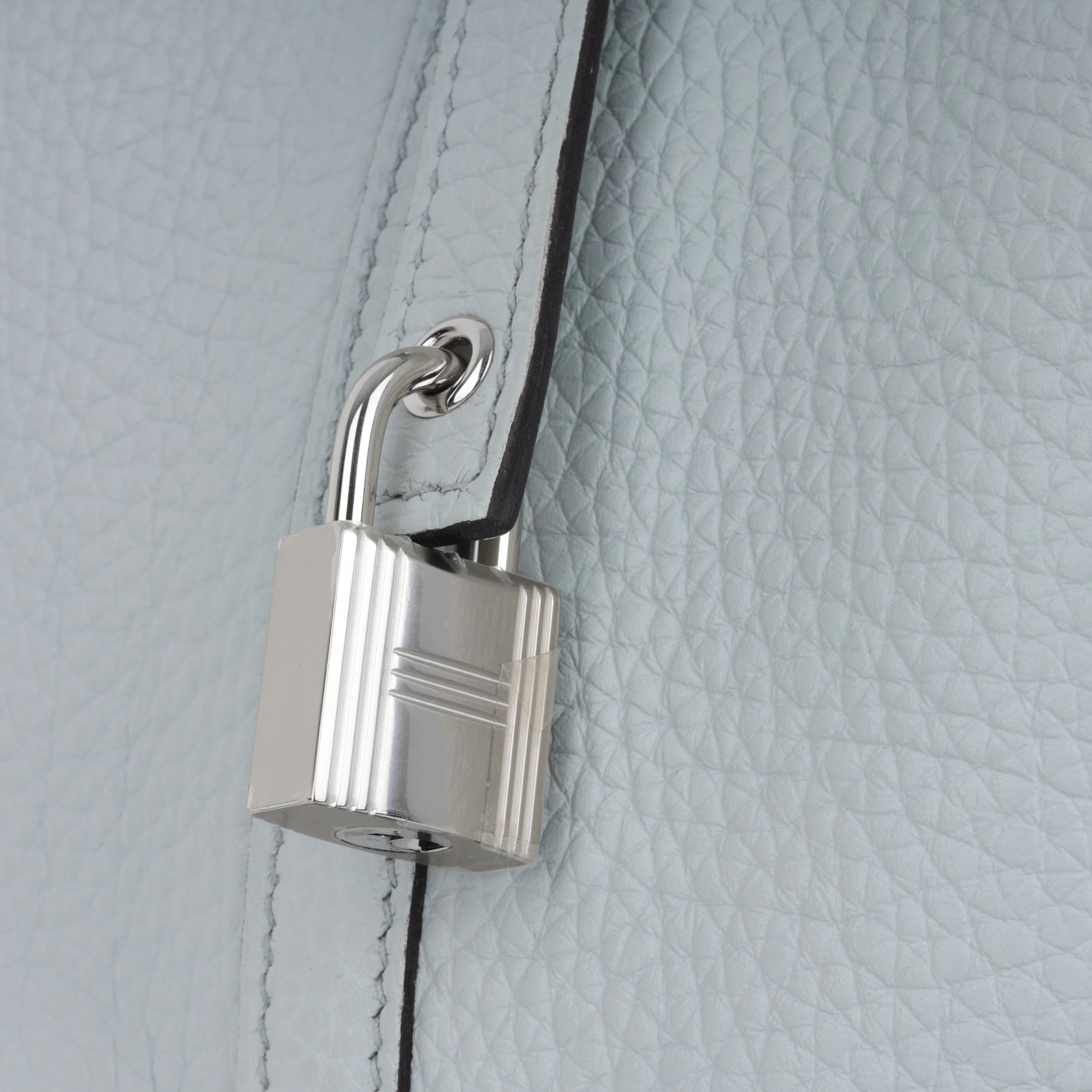 Hermès  Picotin 18 - Bleu Glacier Clemence | Palladium Hardware - Image 6