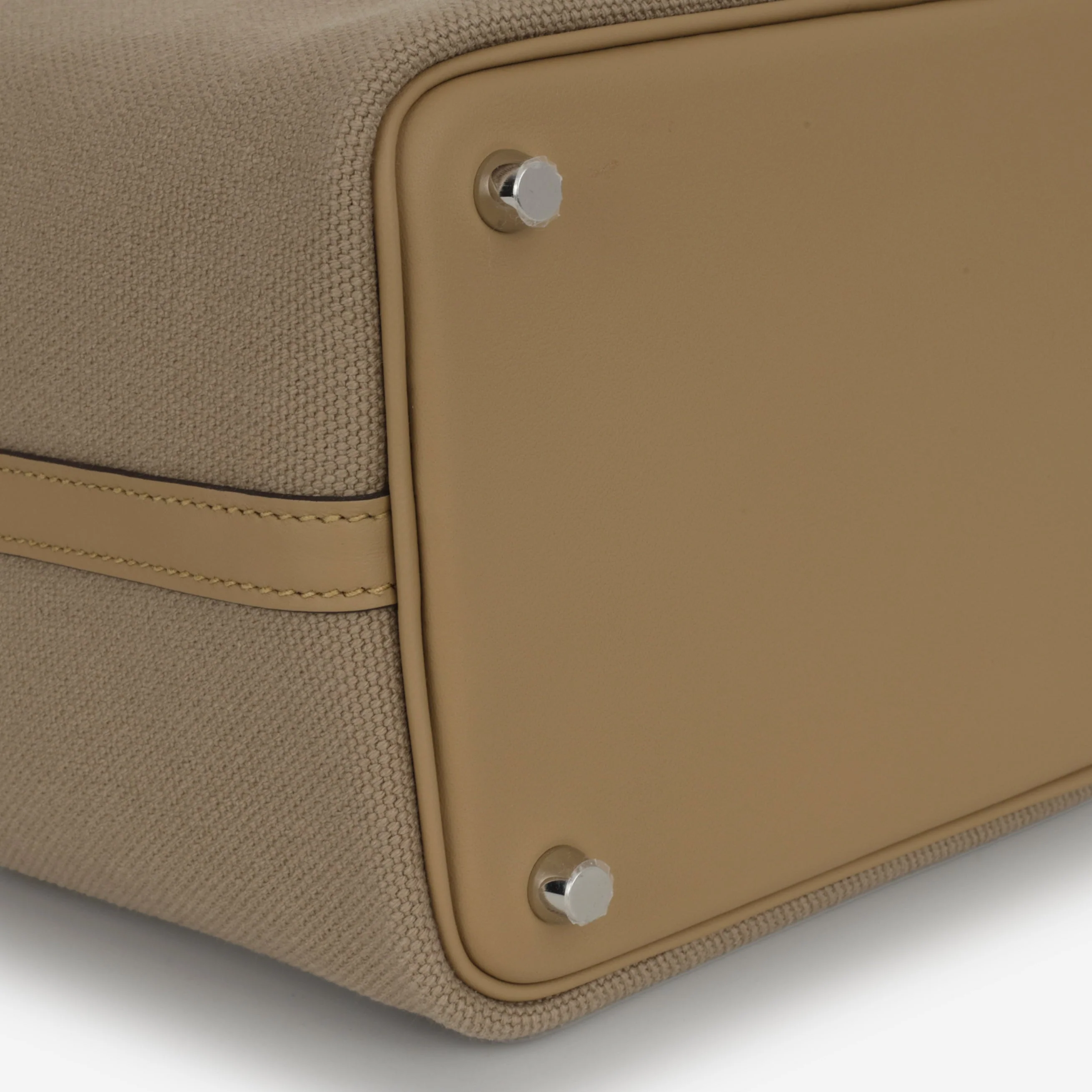Hermès Picotin 18 Cargo - Beige Marfa Canvas / Poussiere Swift | Palladium Hardware - Image 5