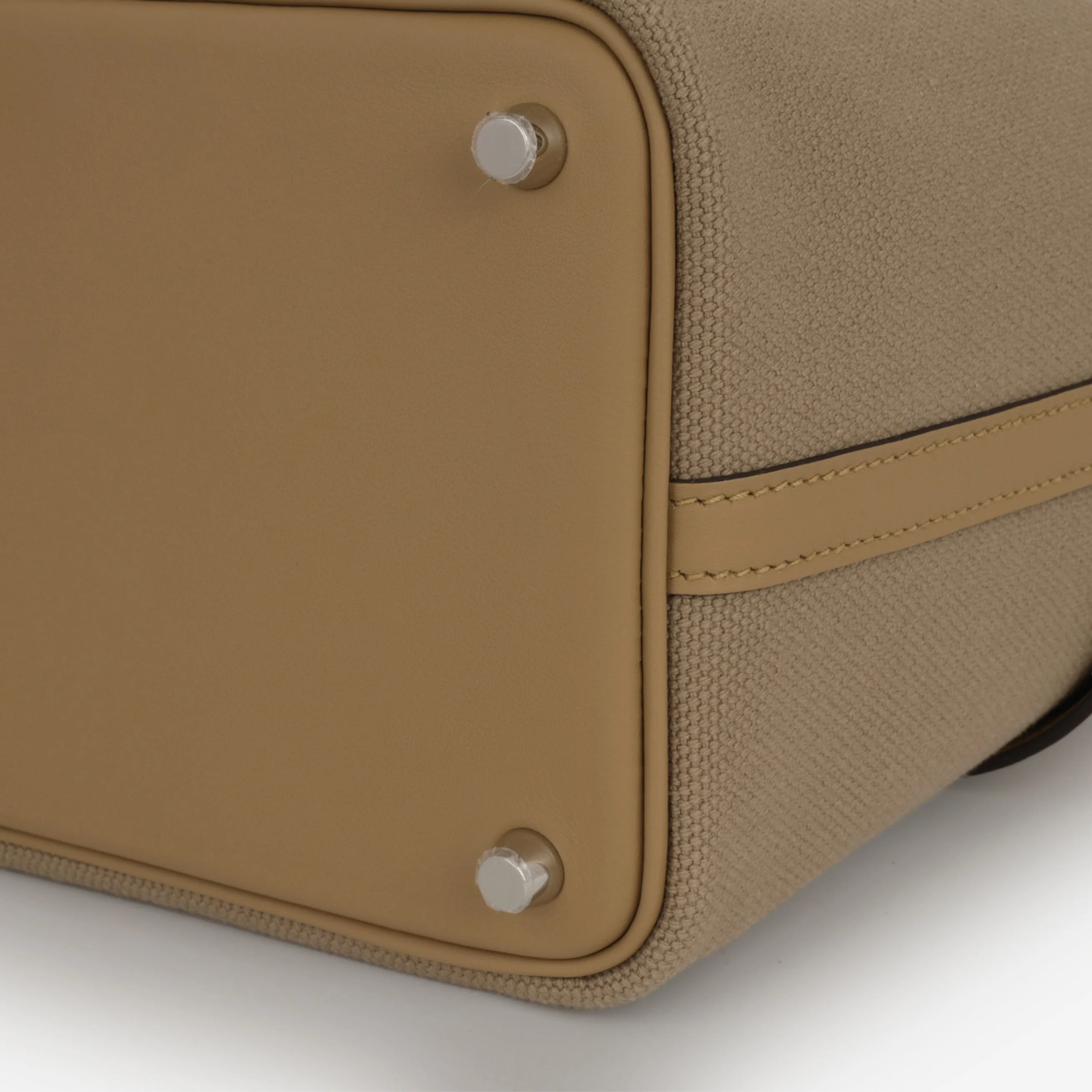 Hermès Picotin 18 Cargo - Beige Marfa Canvas / Poussiere Swift | Palladium Hardware - Image 6