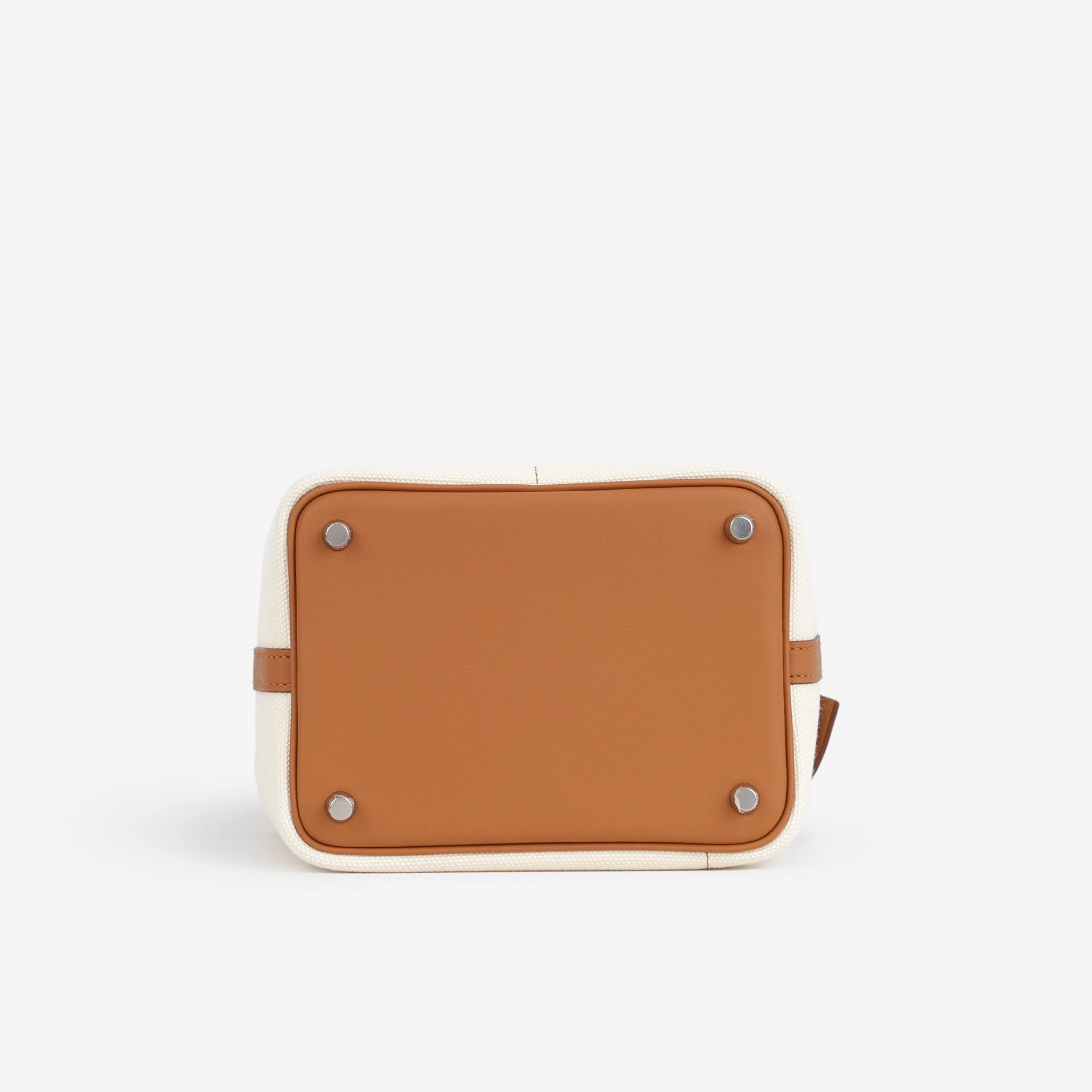 Hermès Picotin 18 Cargo - Ecru Canvas / Gold Swift | Palladium Hardware - Image 4