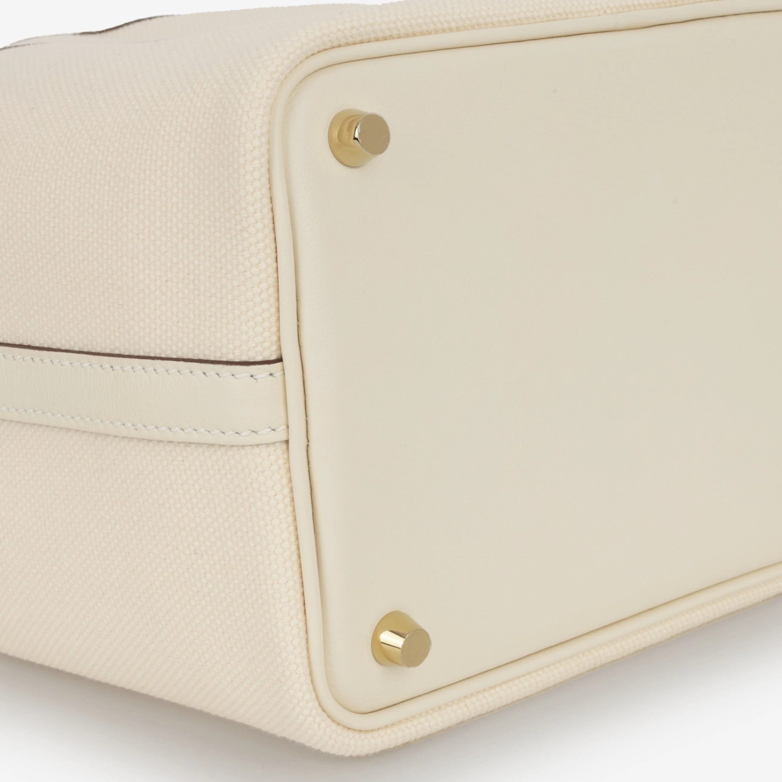 Hermès Picotin 18 Cargo - Ecru Canvas / Nata Swift | Gold Hardware - Image 5