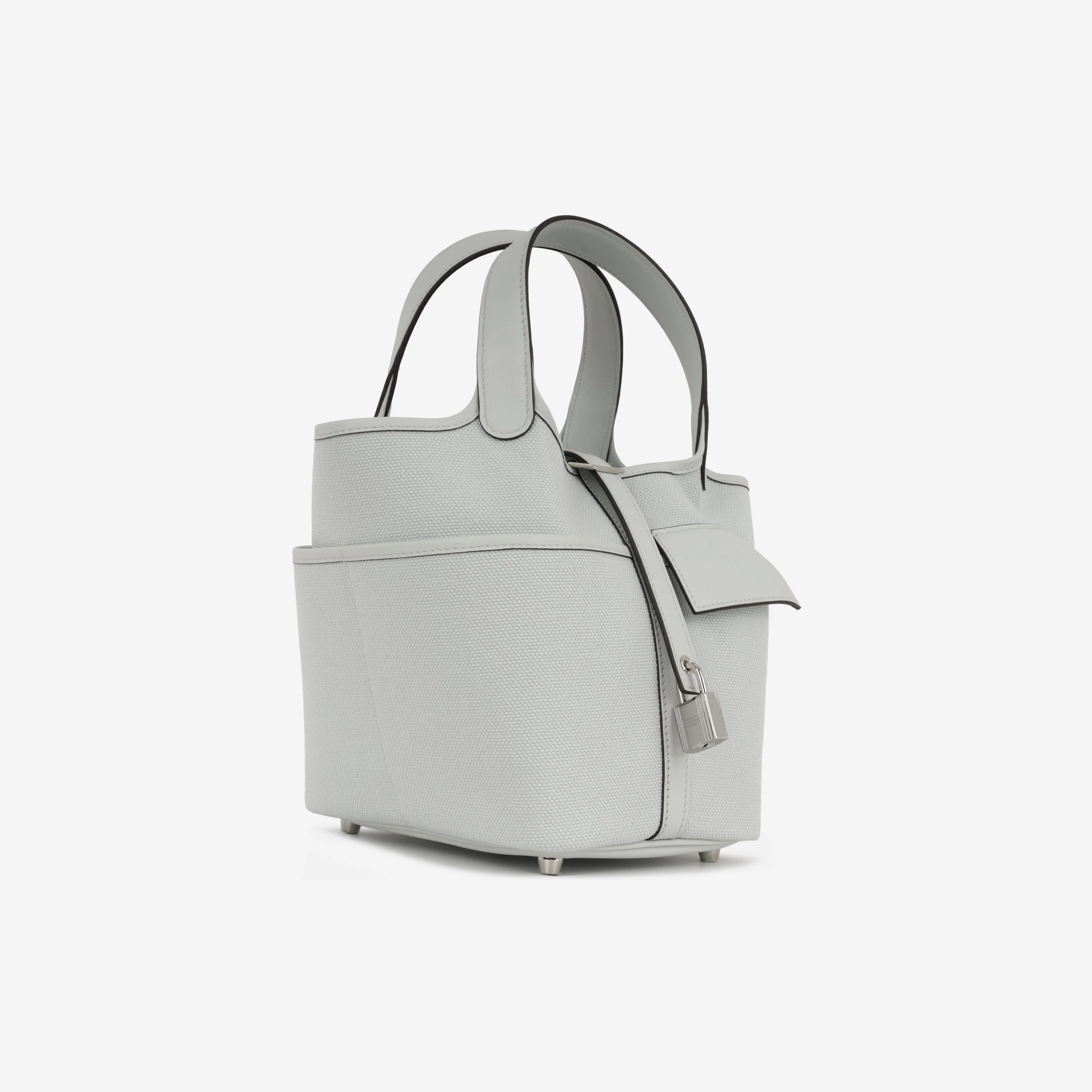 Hermès Picotin 18 Cargo - Gris Platine Canvas / Swift | Palladium Hardware - Image 2