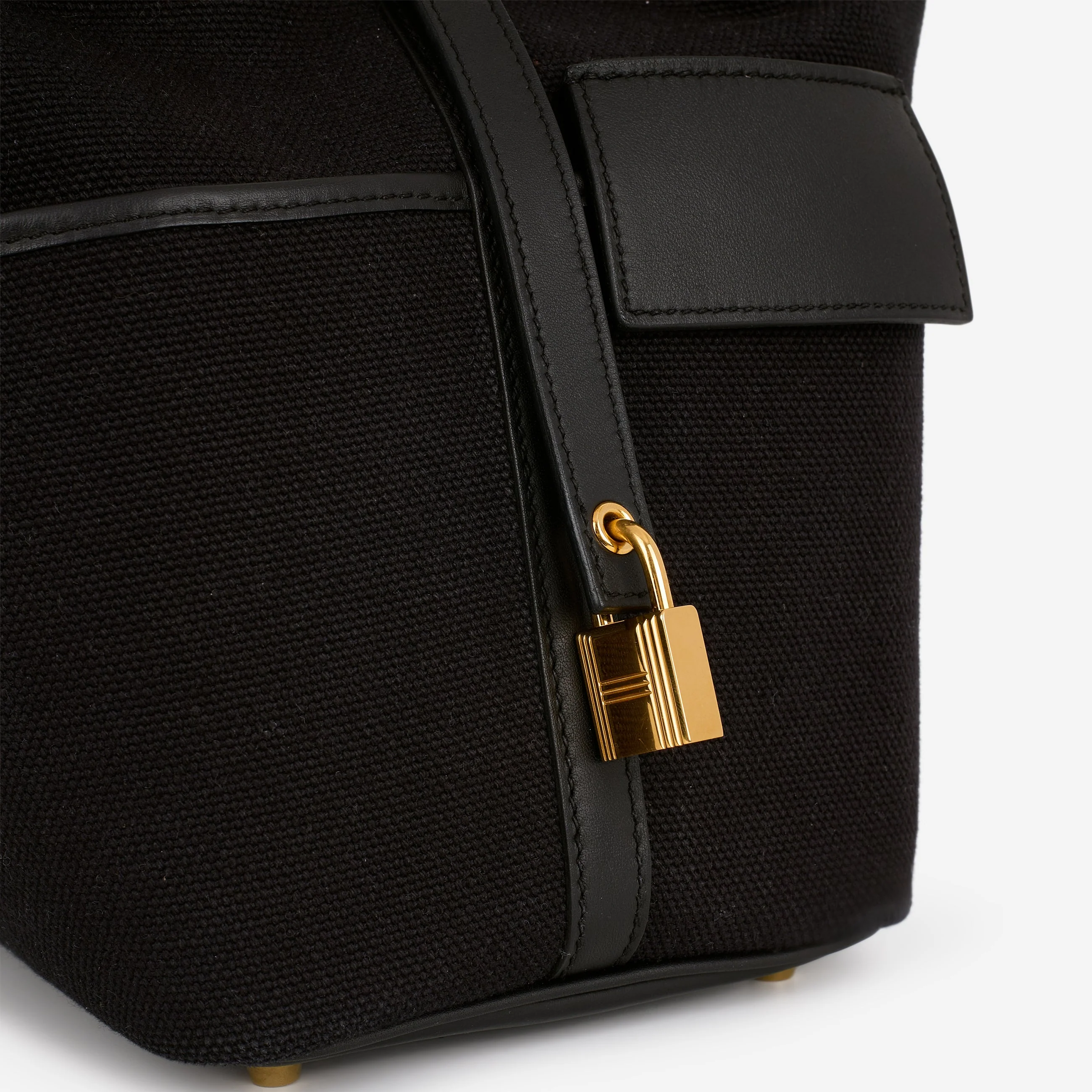 Hermès Picotin 18 Cargo - Noir Canvas / Swift | Gold Hardware - Image 3