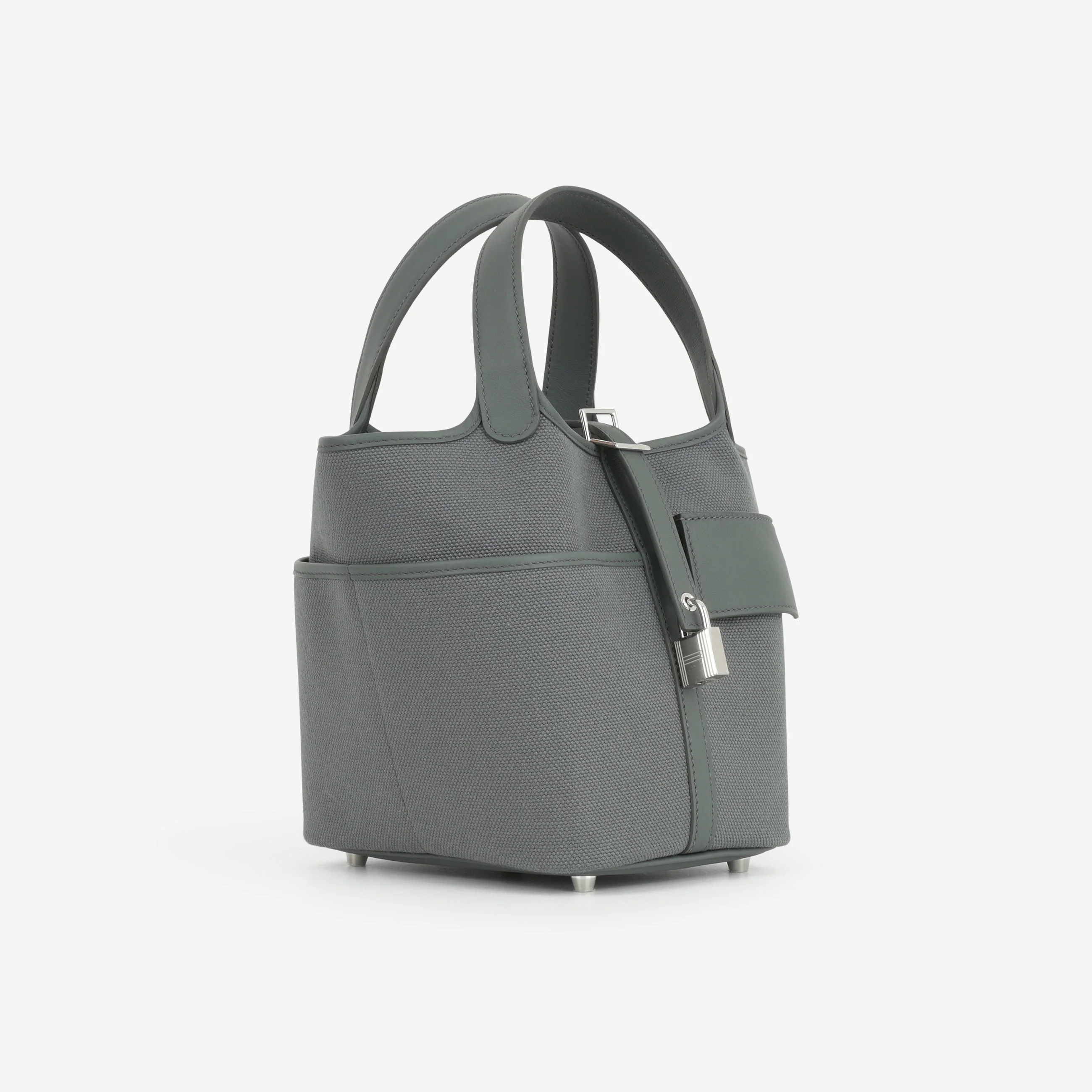 Hermès Picotin 18 Cargo - Vert Mangrove Canvas / Swift | Palladium Hardware - Image 2