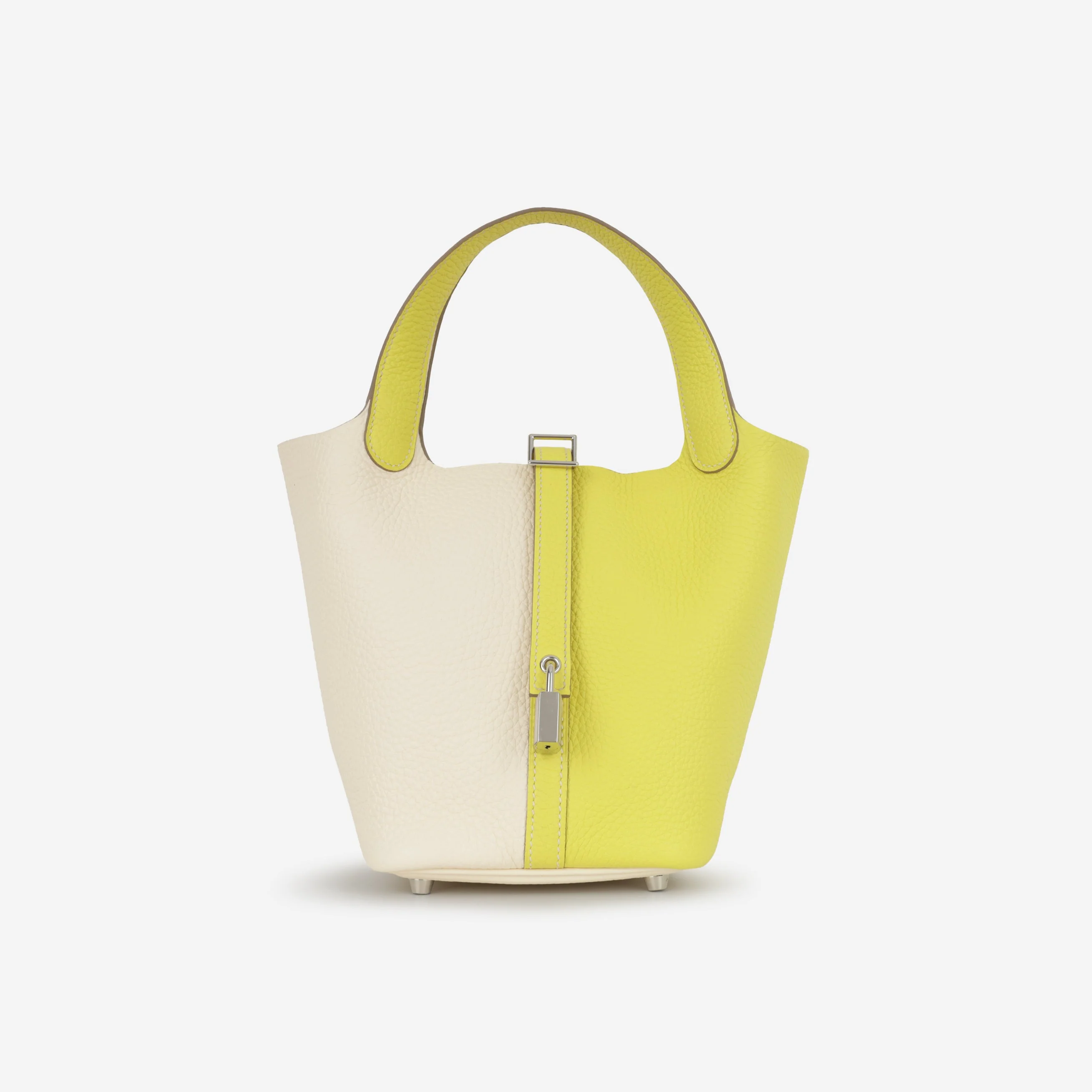 Hermès Picotin 18 Casaque - Lime / Nata Clemence | Palladium Hardware - Image 2