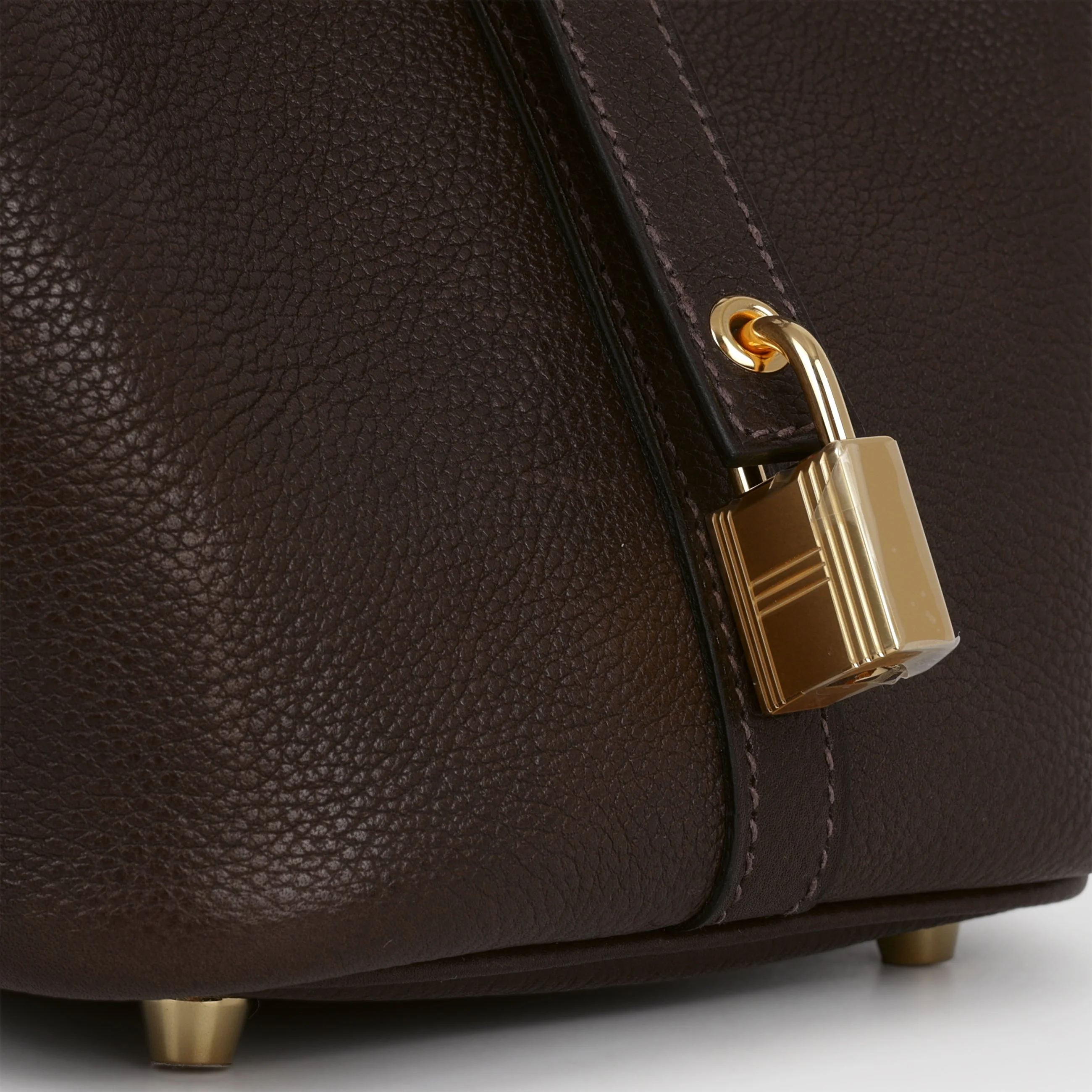 Hermès Picotin 18 - Ebene Barenia Faubourg | Gold Hardware - Image 8