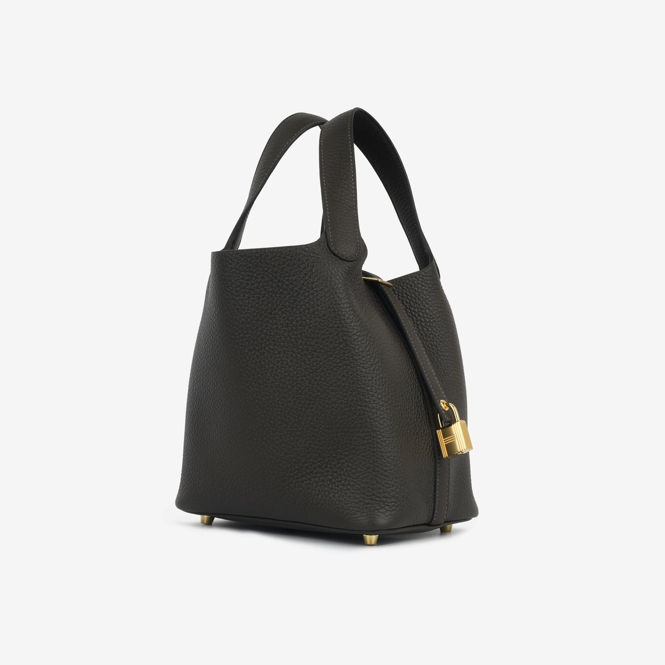 Hermès Picotin 18 - Ebene Clemence | Gold Hardware - Image 3