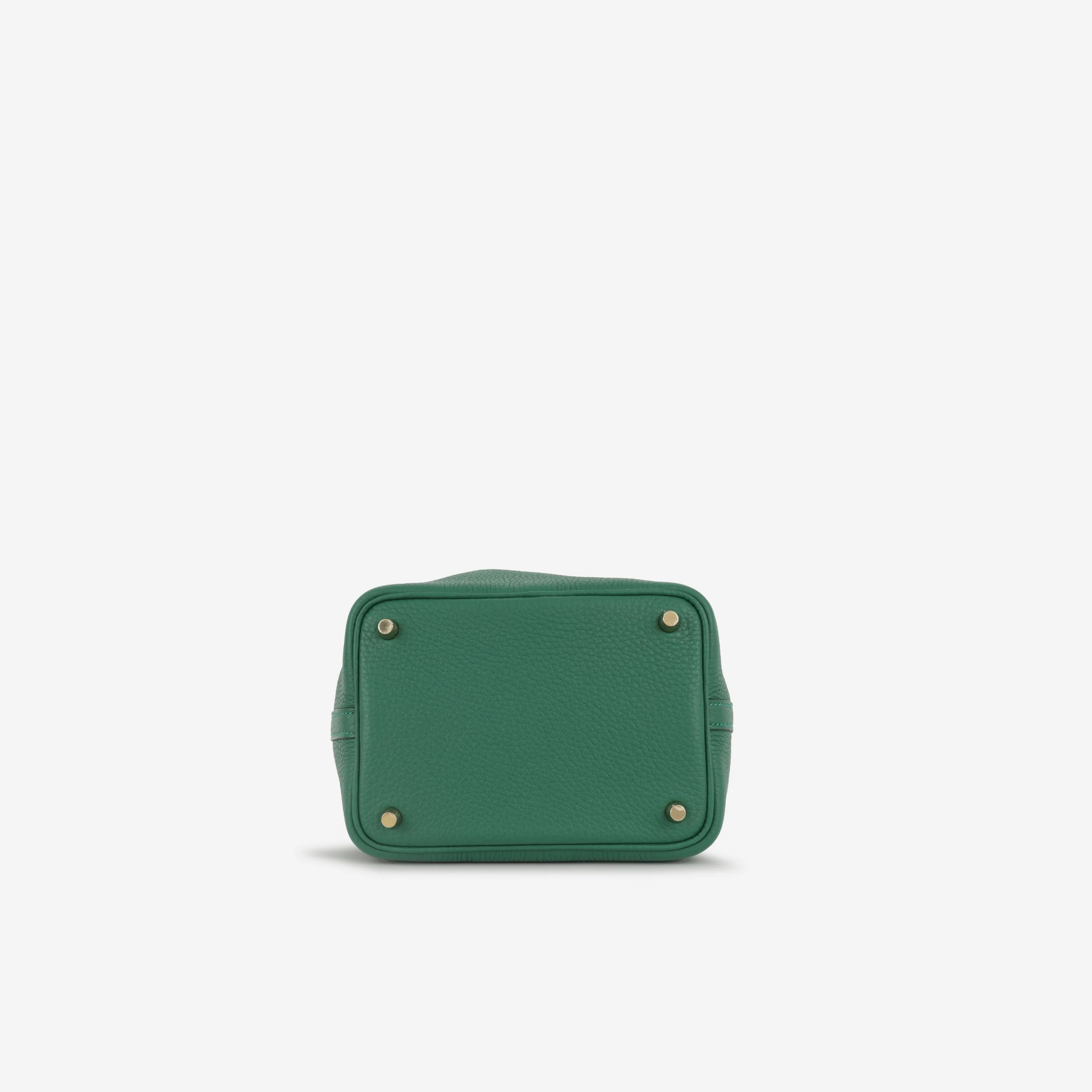 Hermès Picotin 18 Eclat - Vert Moyen / Vert Peppermint Clemence | Gold Hardware - Image 4