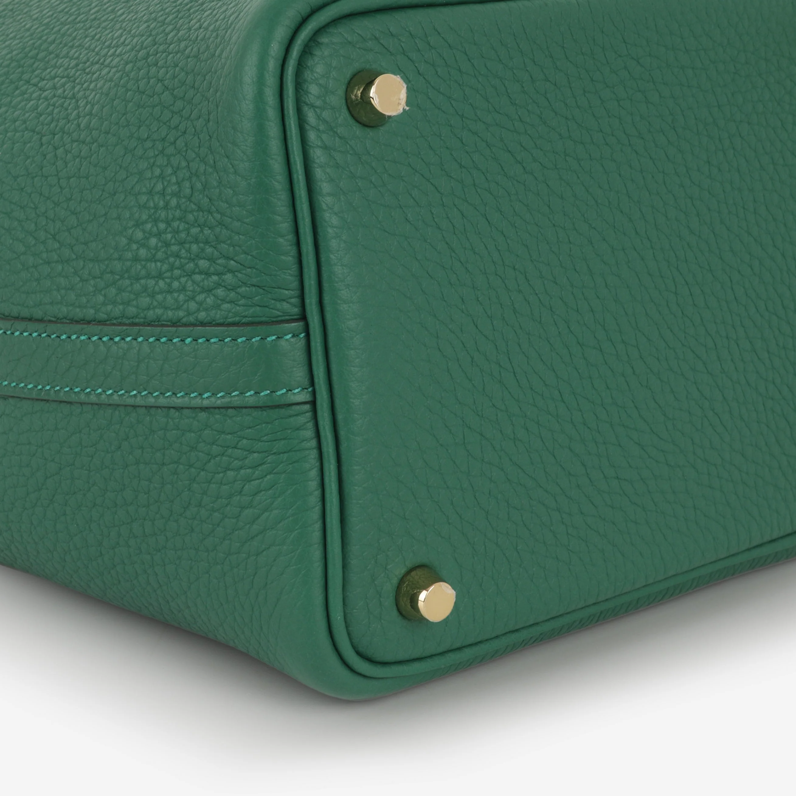 Hermès Picotin 18 Eclat - Vert Moyen / Vert Peppermint Clemence | Gold Hardware - Image 5