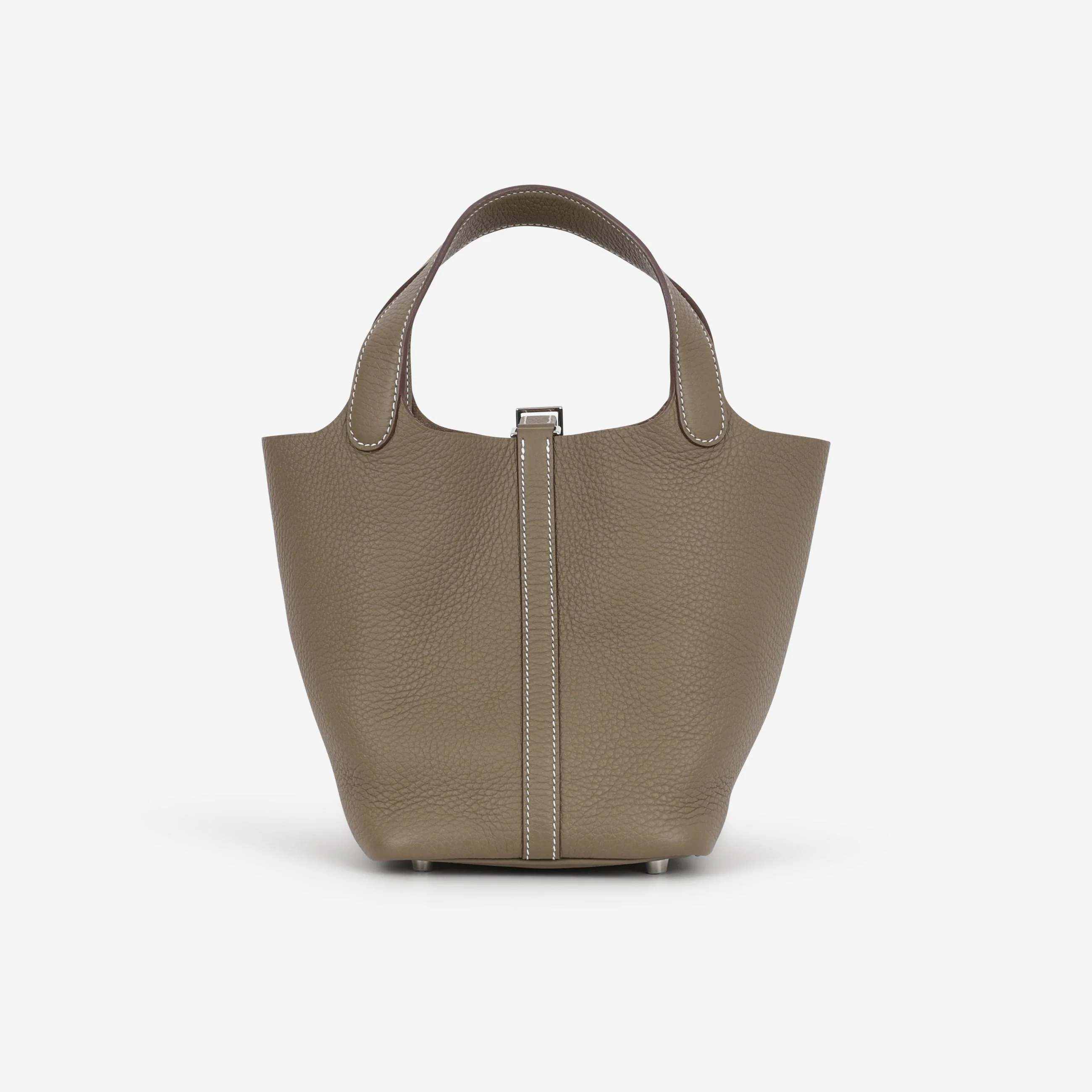Hermès Picotin 18 - Etoupe Clemence | Palladium Hardware - Image 3