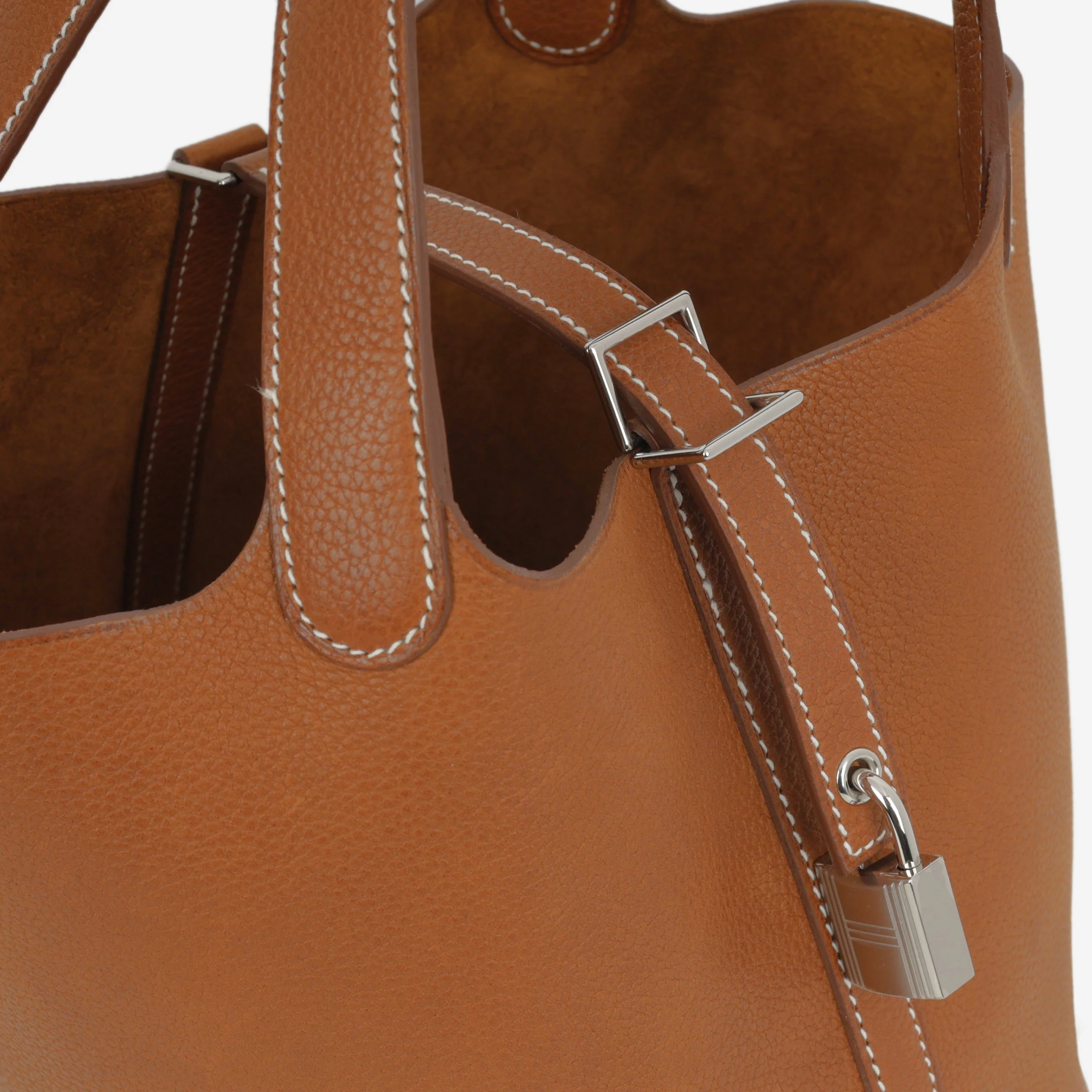 Hermès Picotin 18 - Fauve Barenia Faubourg | Palladium Hardware - Image 4