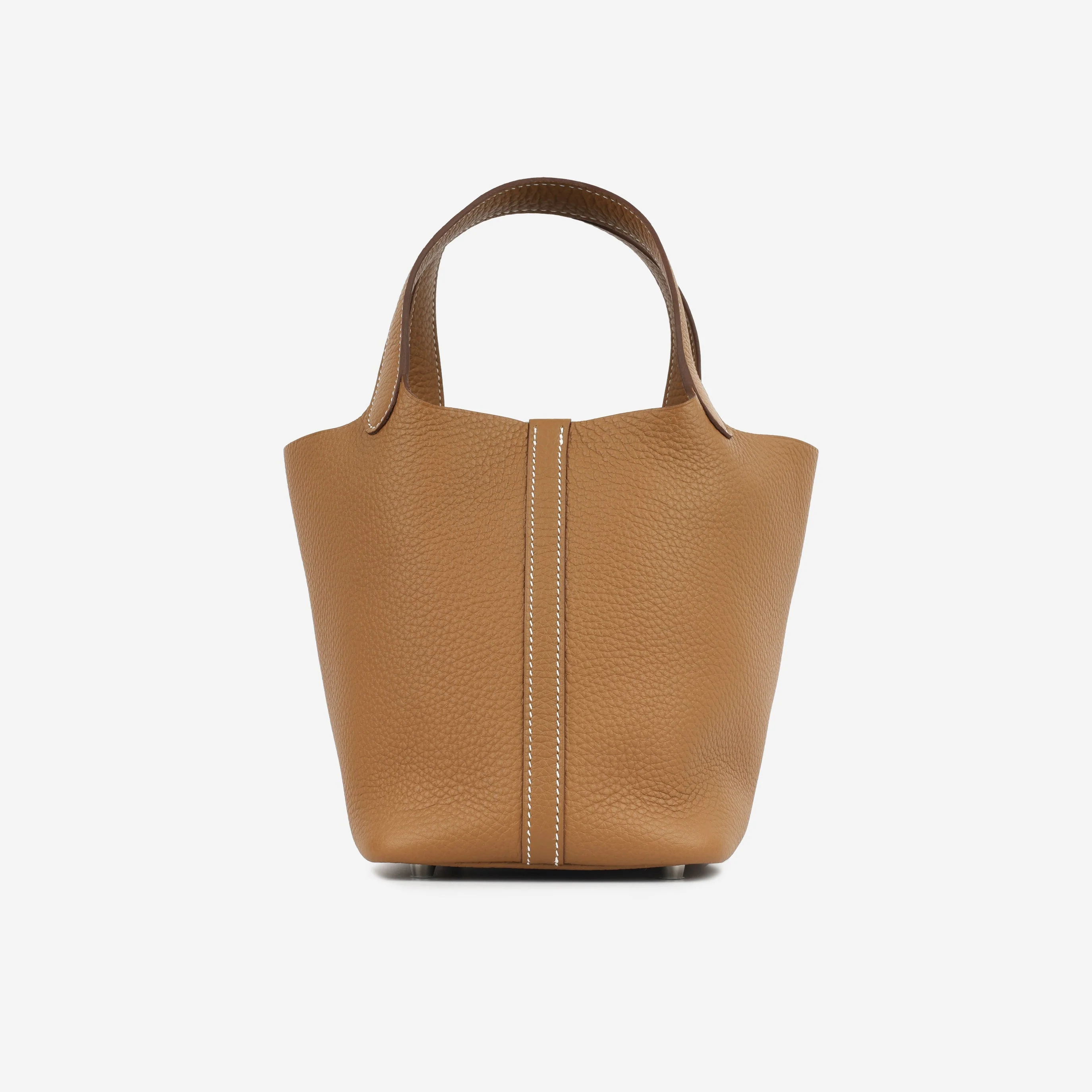 Hermès Picotin 18 - Gold Clemence | Palladium Hardware - Image 3