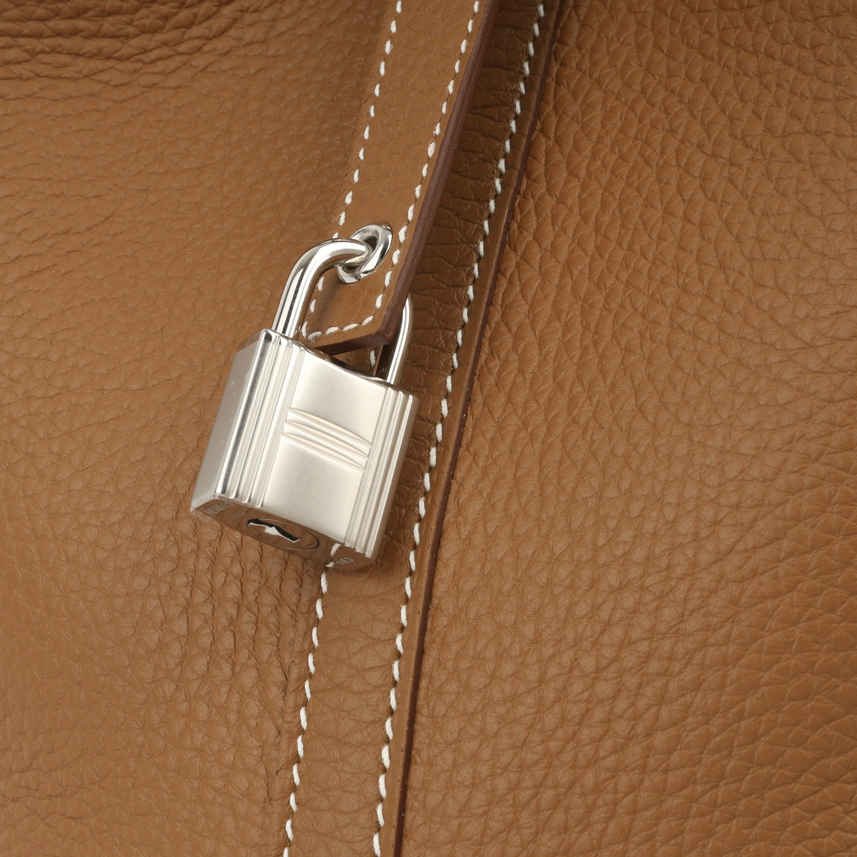 Hermès Picotin 18 - Gold Clemence | Palladium Hardware - Image 6