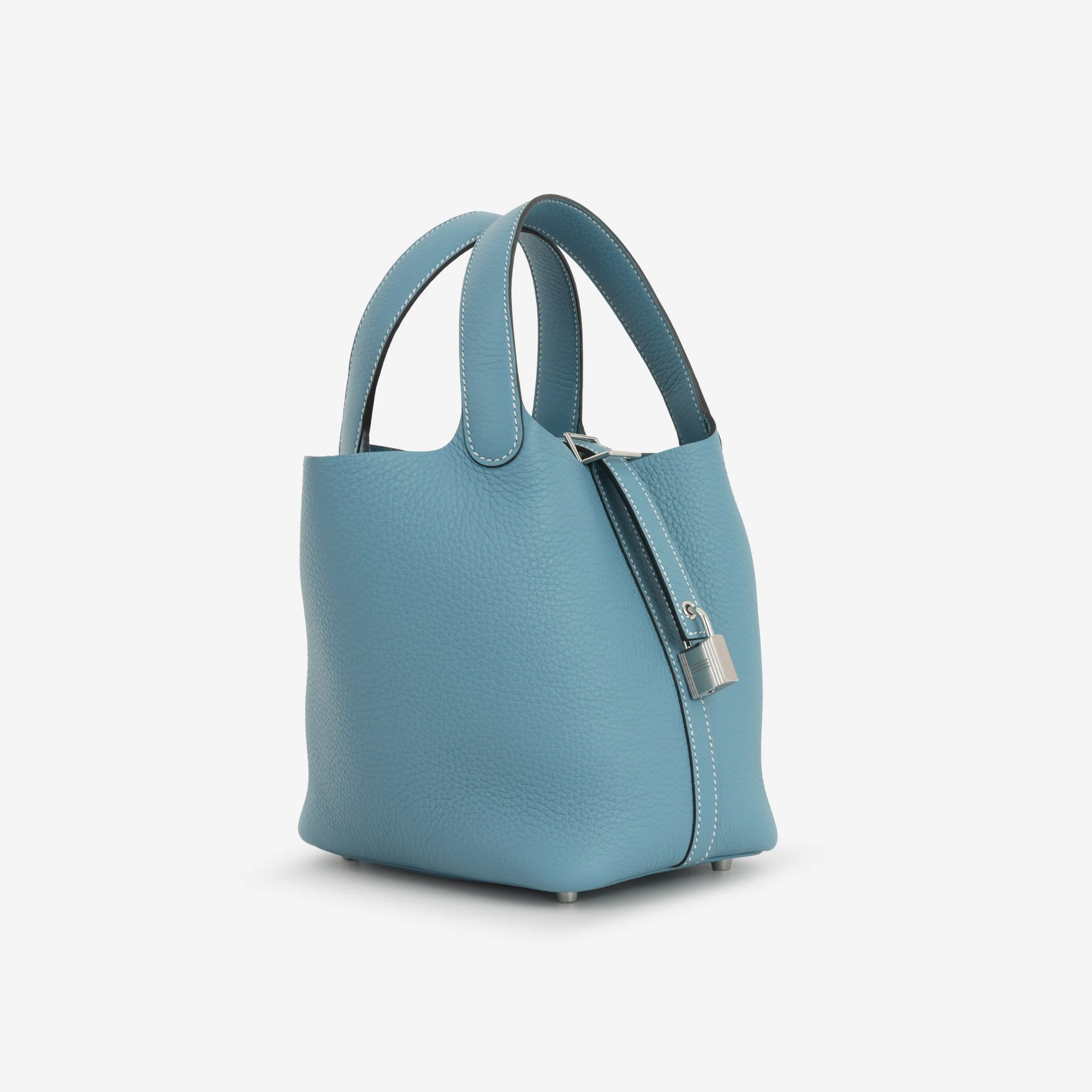Hermès Picotin 18 - New Blue Jean Clemence | Palladium Hardware (NWT) - Image 2