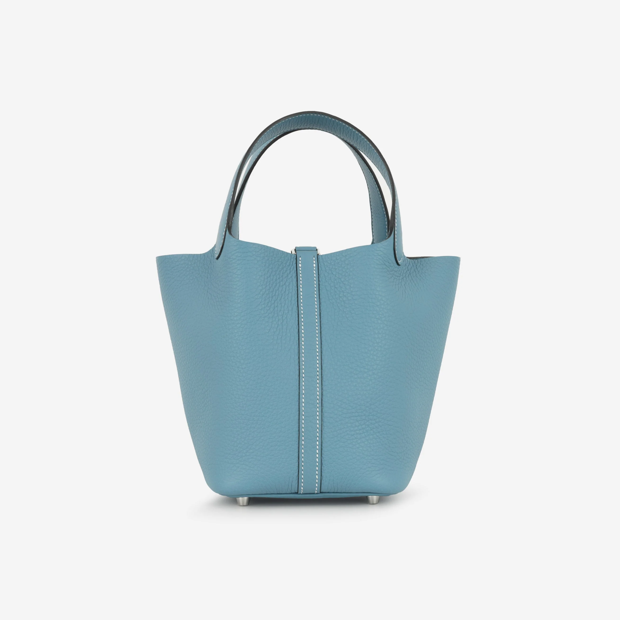 Hermès Picotin 18 - New Blue Jean Clemence | Palladium Hardware (NWT) - Image 3
