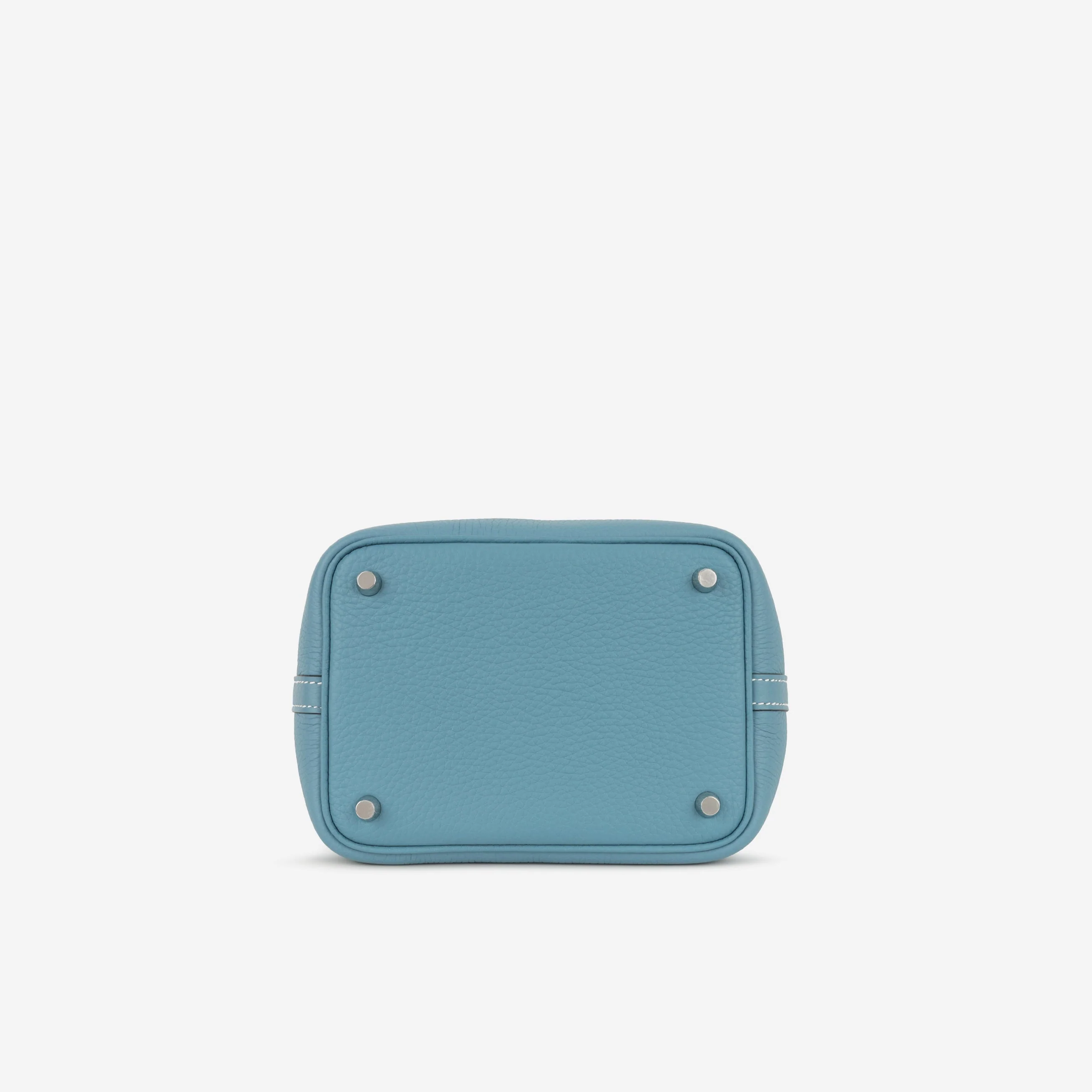 Hermès Picotin 18 - New Blue Jean Clemence | Palladium Hardware (NWT) - Image 4
