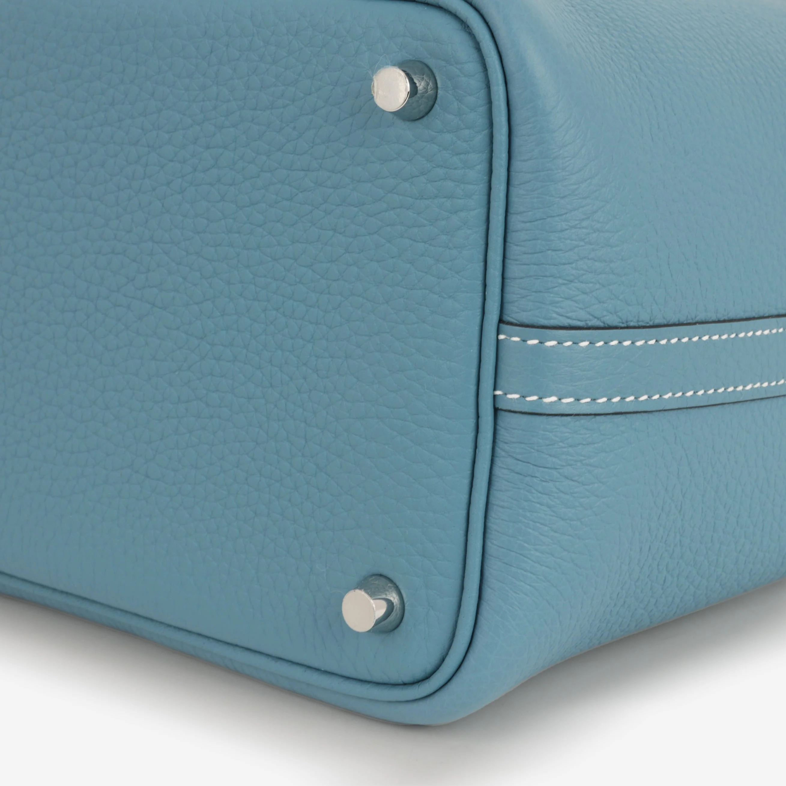 Hermès Picotin 18 - New Blue Jean Clemence | Palladium Hardware (NWT) - Image 6