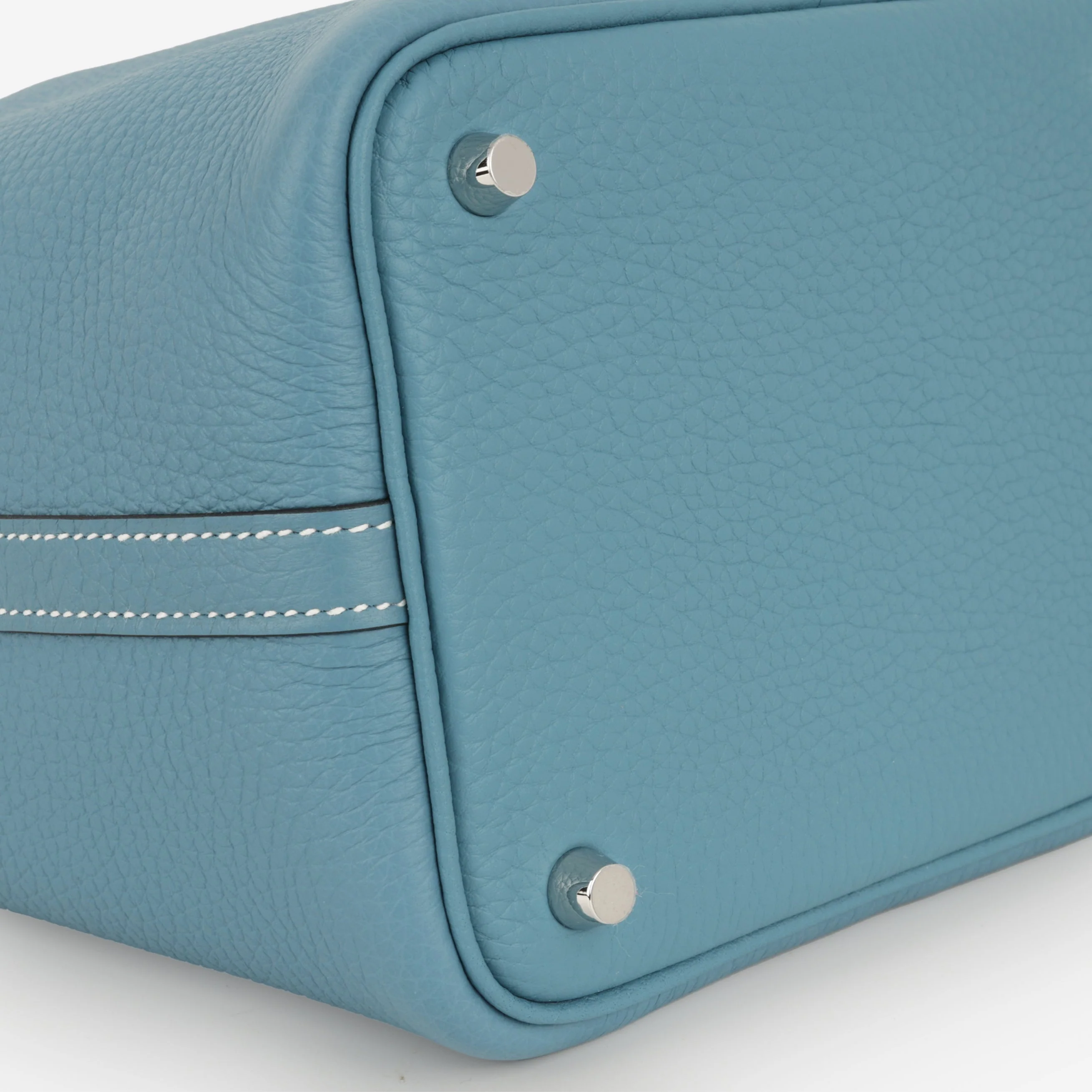 Hermès Picotin 18 - New Blue Jean Clemence | Palladium Hardware (NWT) - Image 7