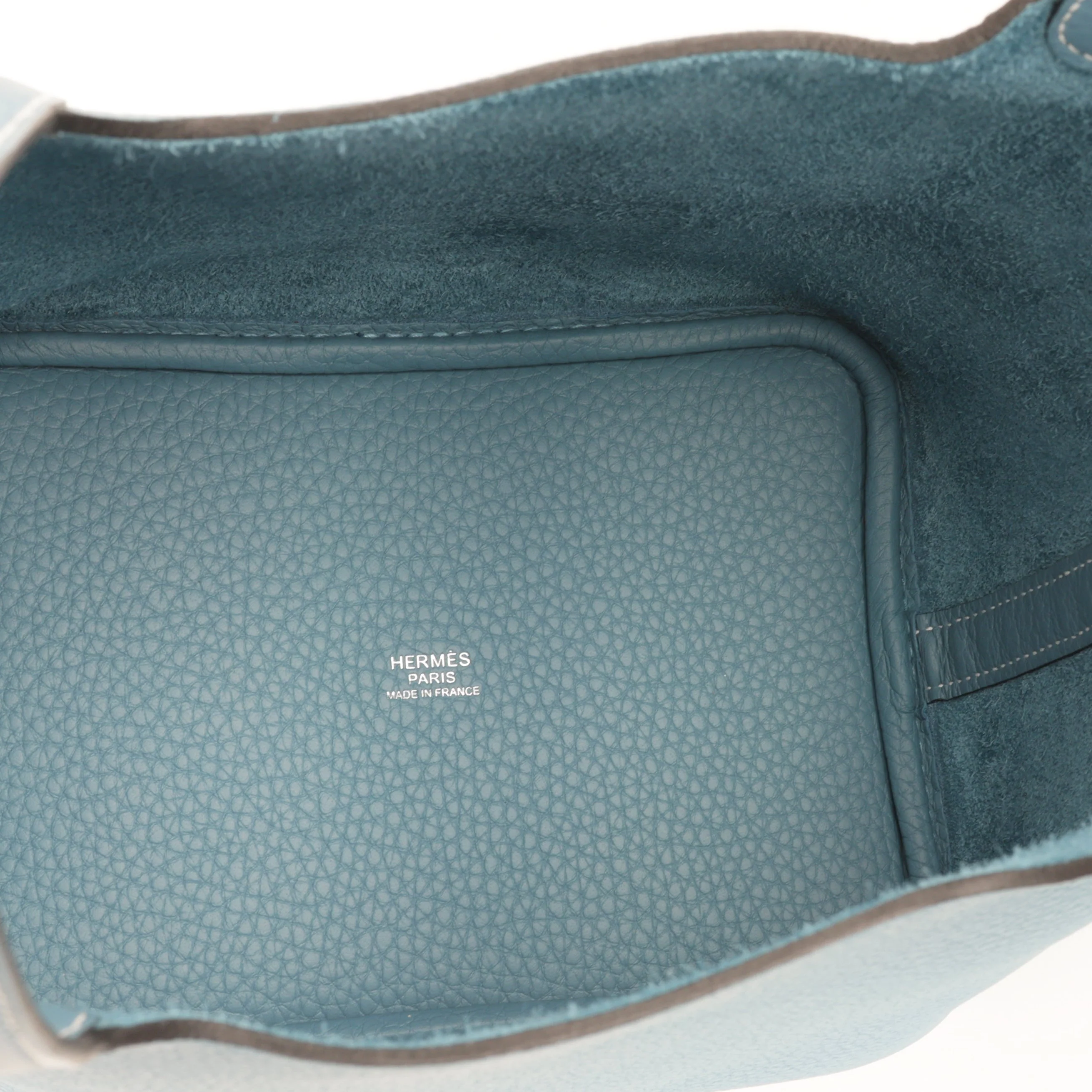 Hermès Picotin 18 - New Blue Jean Clemence | Palladium Hardware (NWT) - Image 8