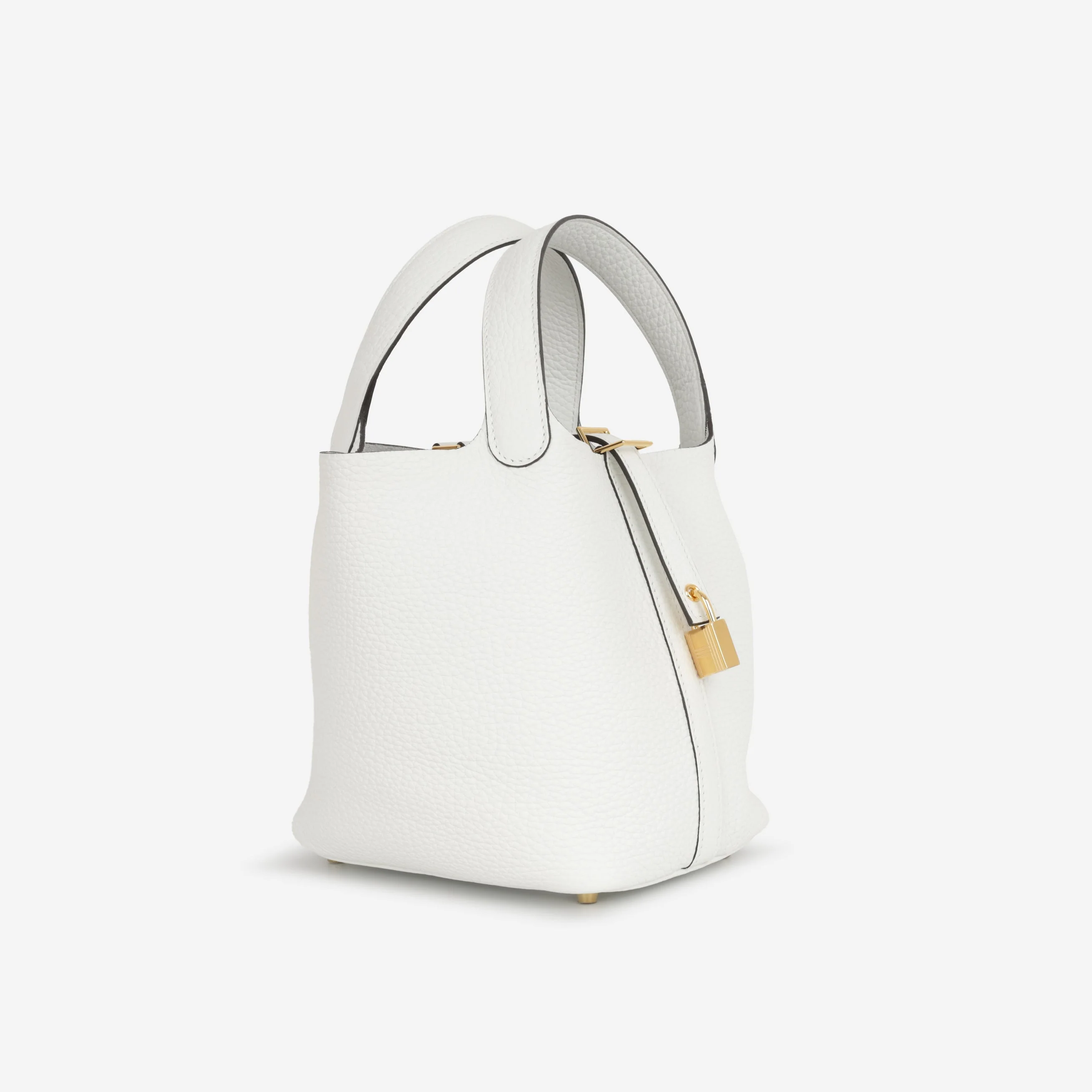 Hermès Picotin 18 - New White Clemence | Gold Hardware - Image 2