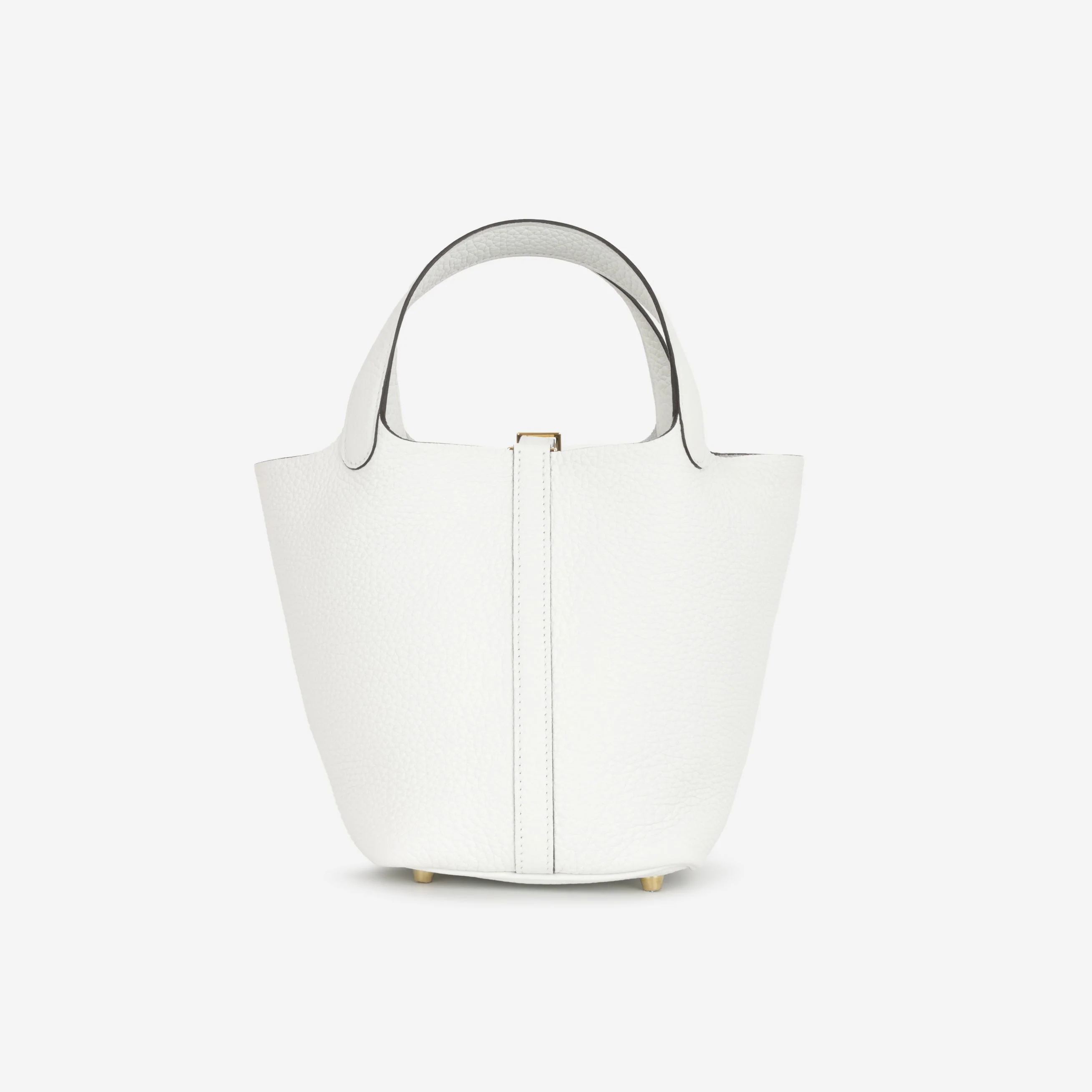 Hermès Picotin 18 - New White Clemence | Gold Hardware - Image 3