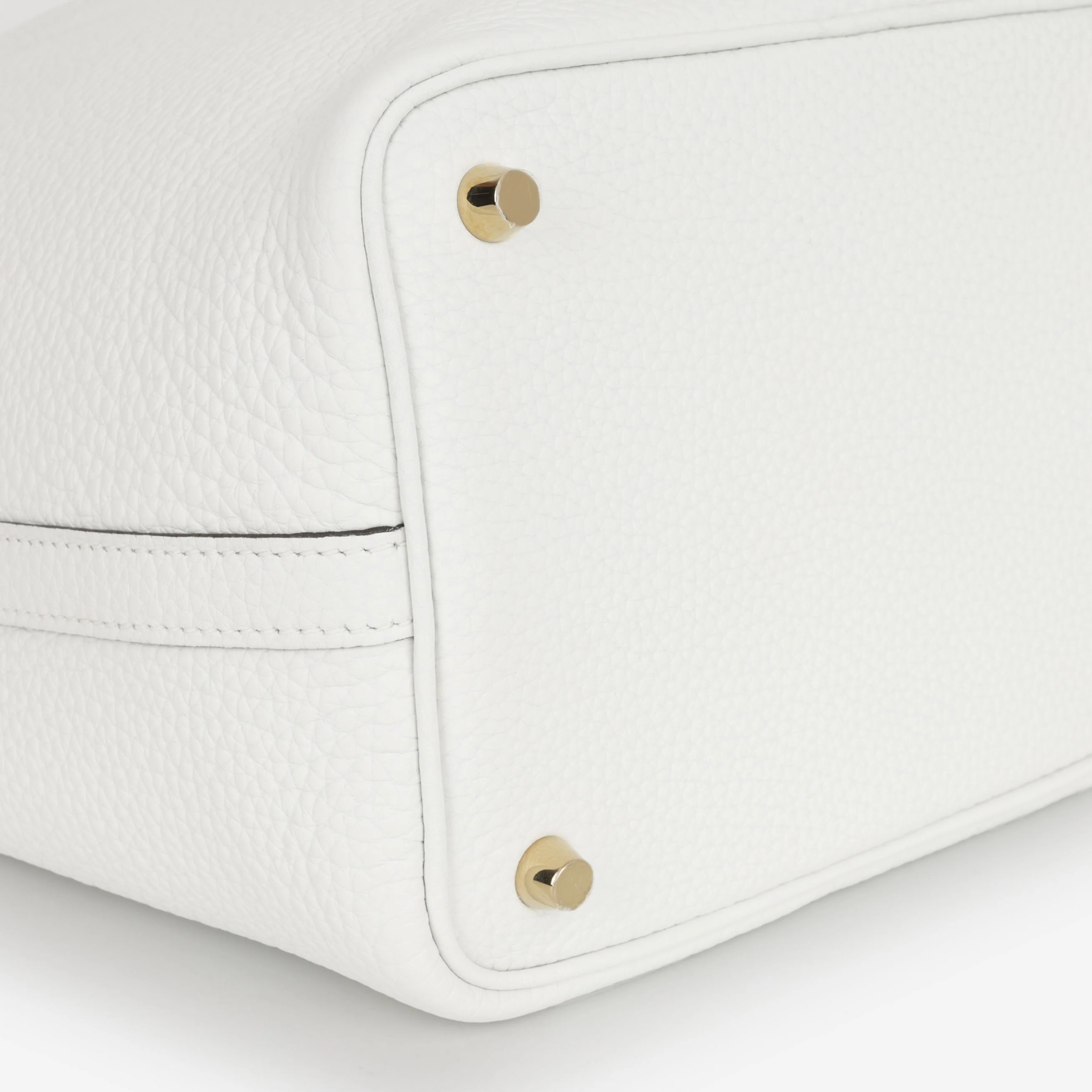 Hermès Picotin 18 - New White Clemence | Gold Hardware - Image 5