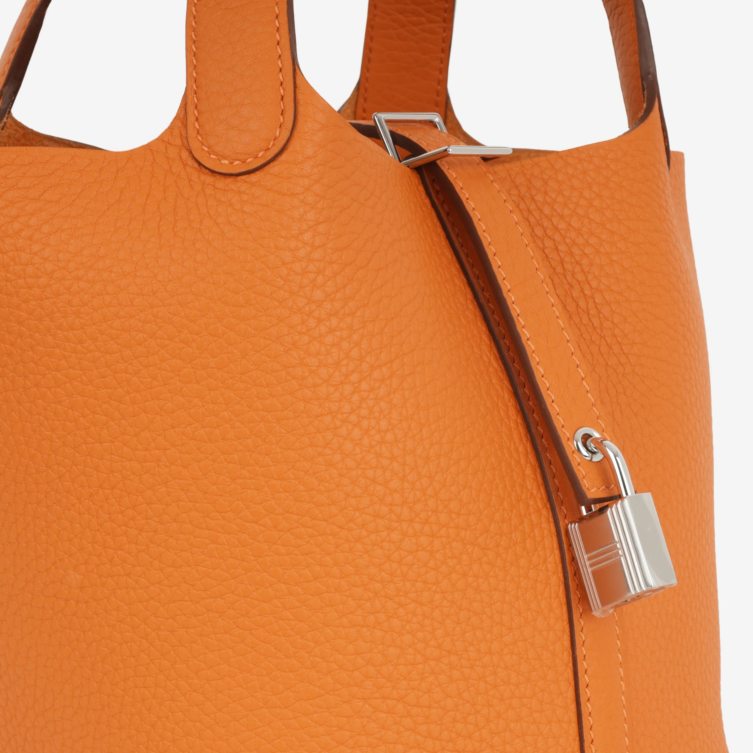 Hermès Picotin 18 - Orange Clemence | Palladium Hardware (NWT) - Image 8