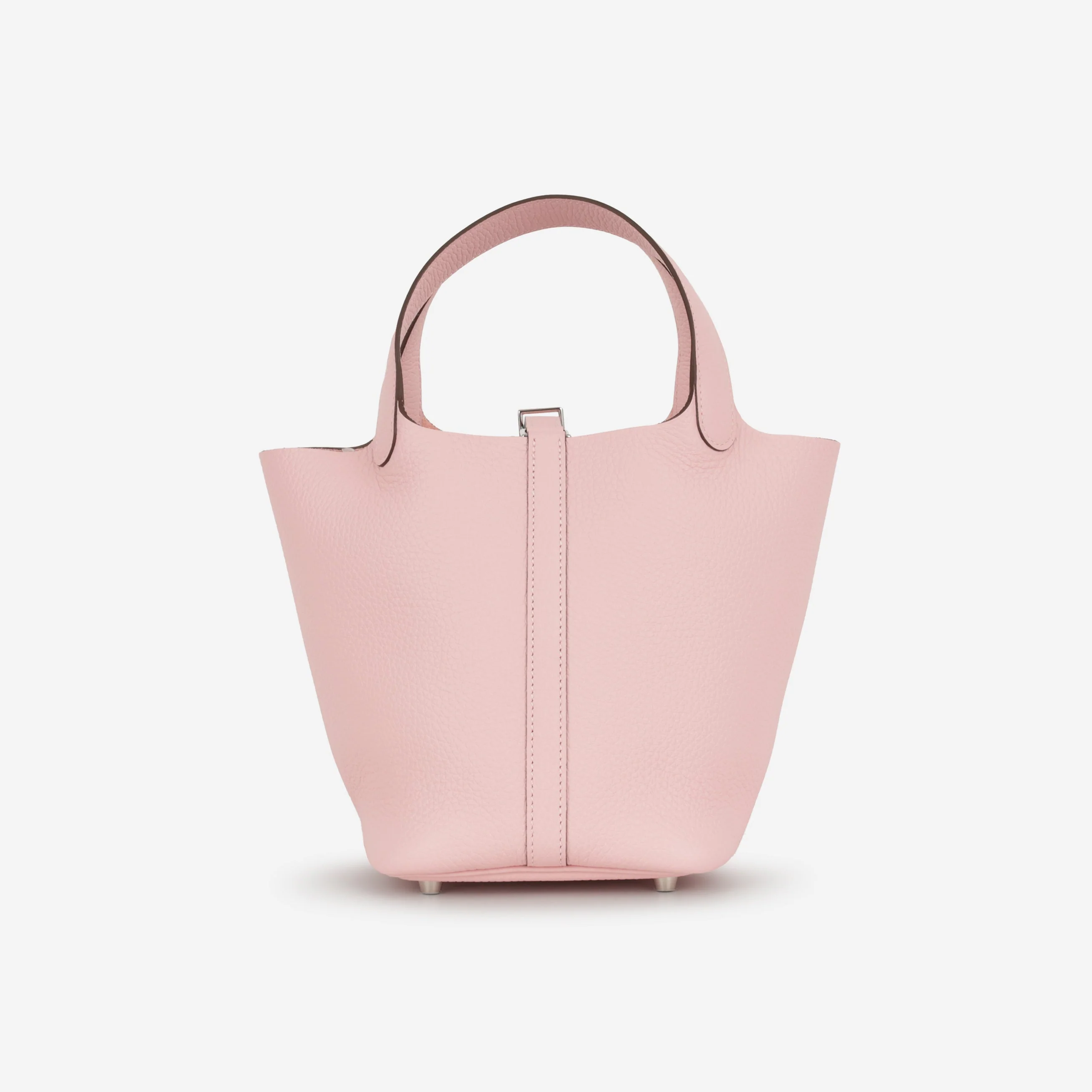 Hermès Picotin 18 - Rose Sakura Clemence | Palladium Hardware - Image 3