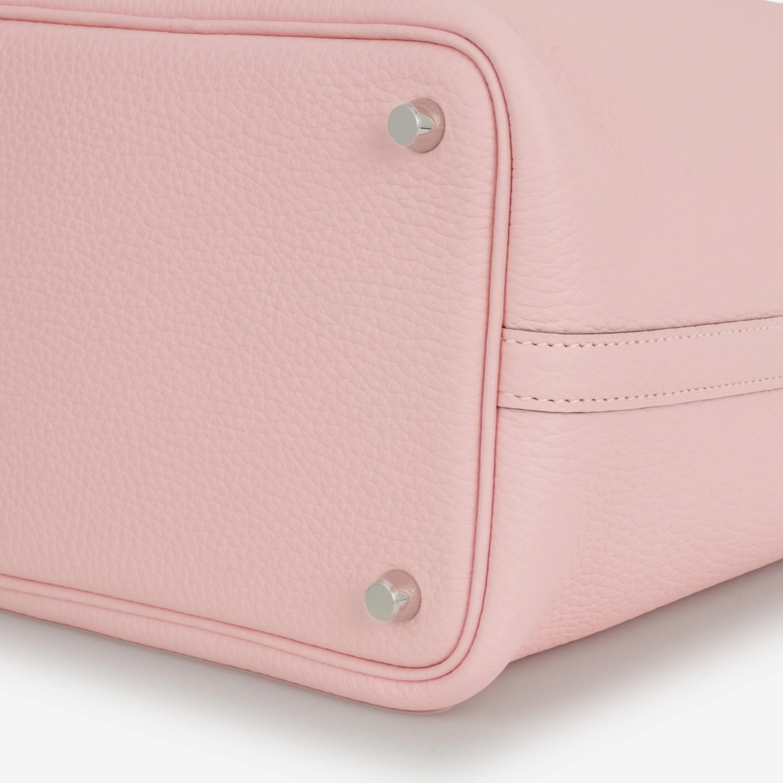 Hermès Picotin 18 - Rose Sakura Clemence | Palladium Hardware - Image 6