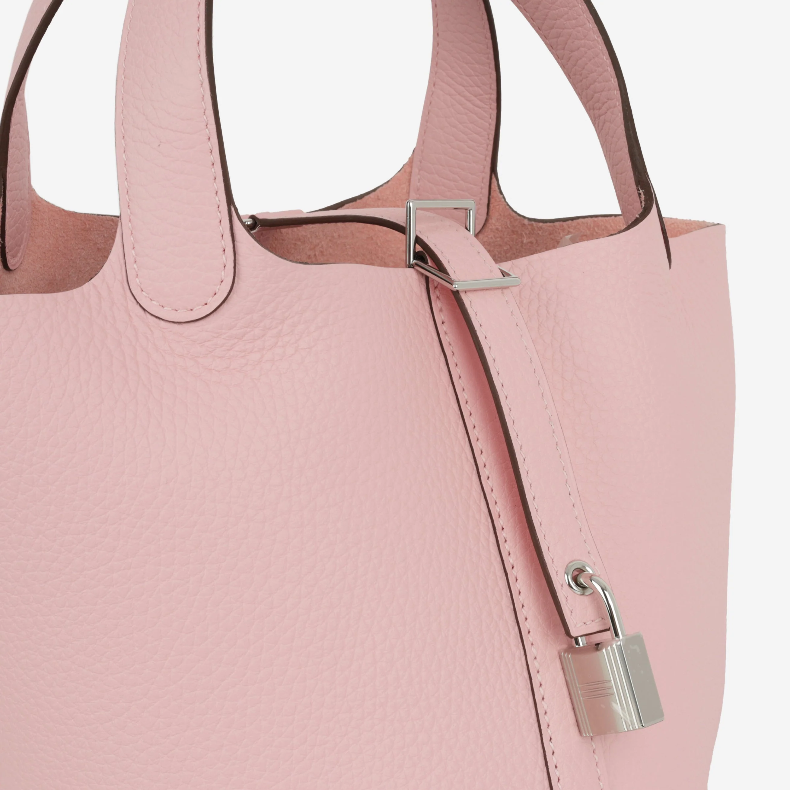 Hermès Picotin 18 - Rose Sakura Clemence | Palladium Hardware - Image 7