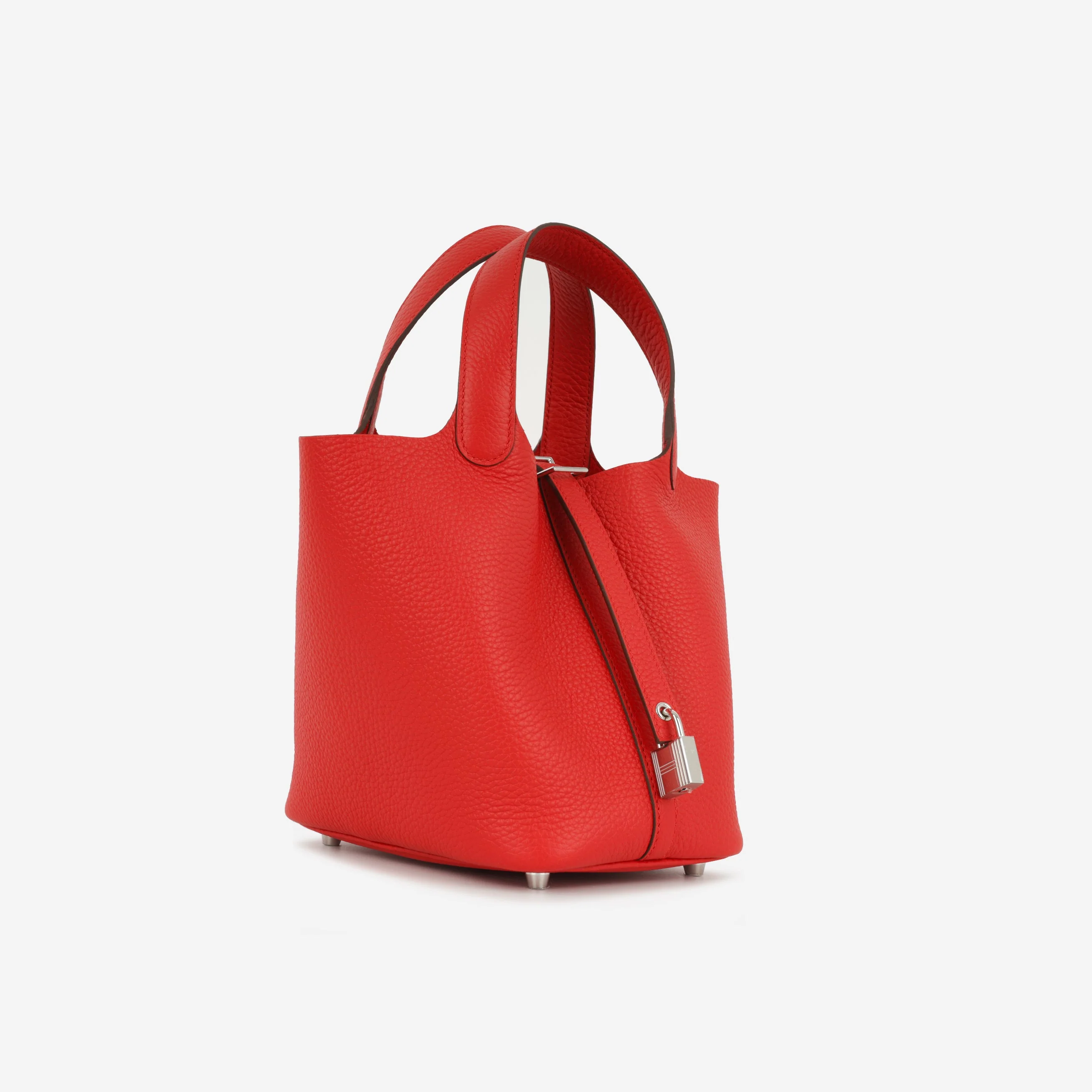 Hermès Picotin 18 - Rouge Radieux Clemence | Palladium Hardware - Image 2