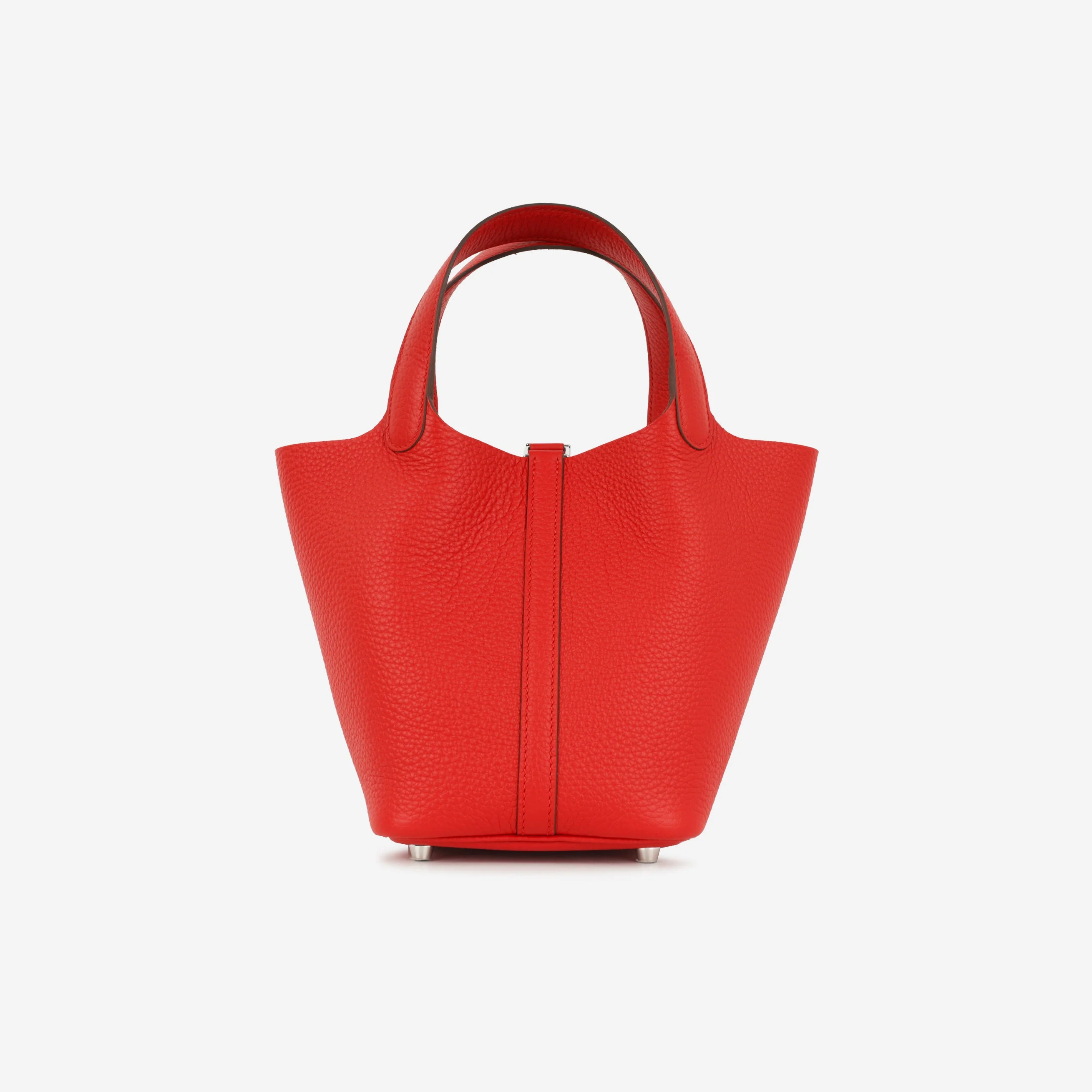 Hermès Picotin 18 - Rouge Radieux Clemence | Palladium Hardware - Image 6