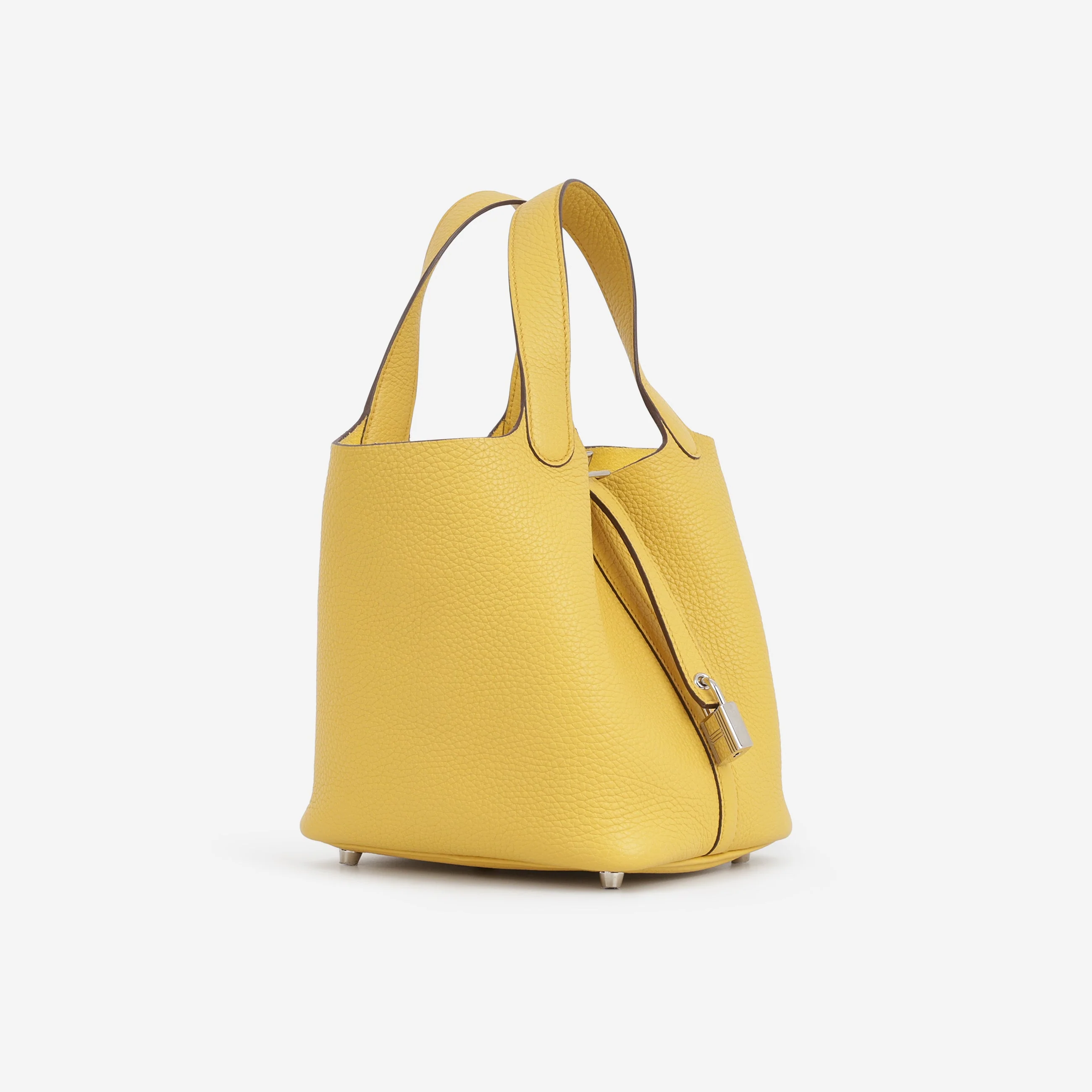 Hermès Picotin 18 - Sun Clemence | Palladium Hardware - Image 2