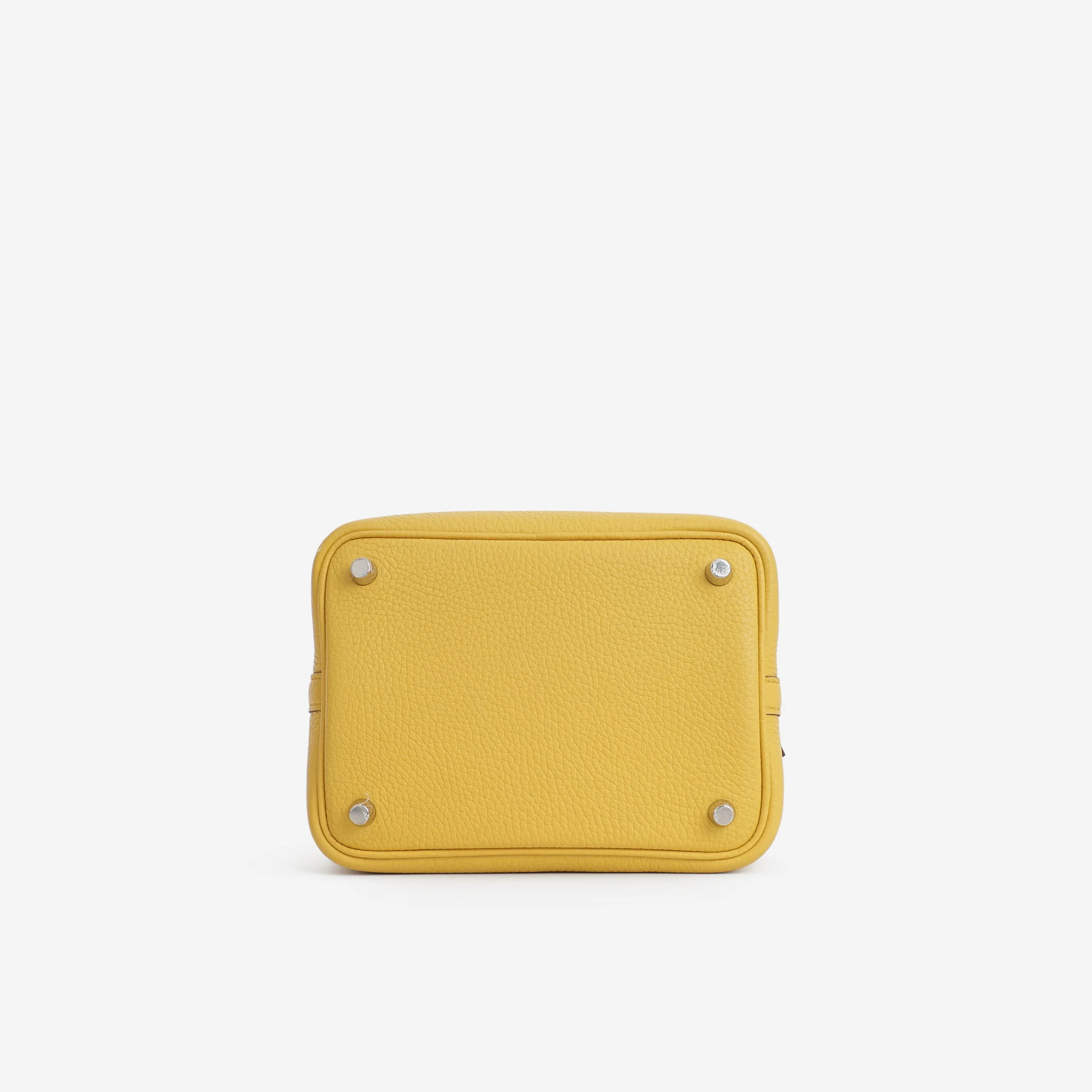 Hermès Picotin 18 - Sun Clemence | Palladium Hardware - Image 4